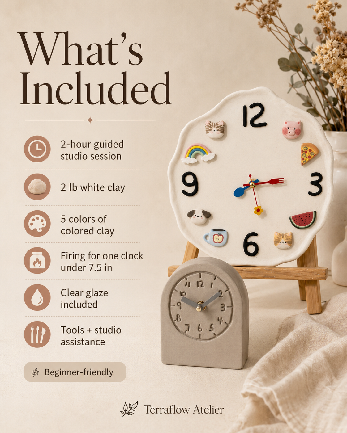 Ceramic Clock Workshop