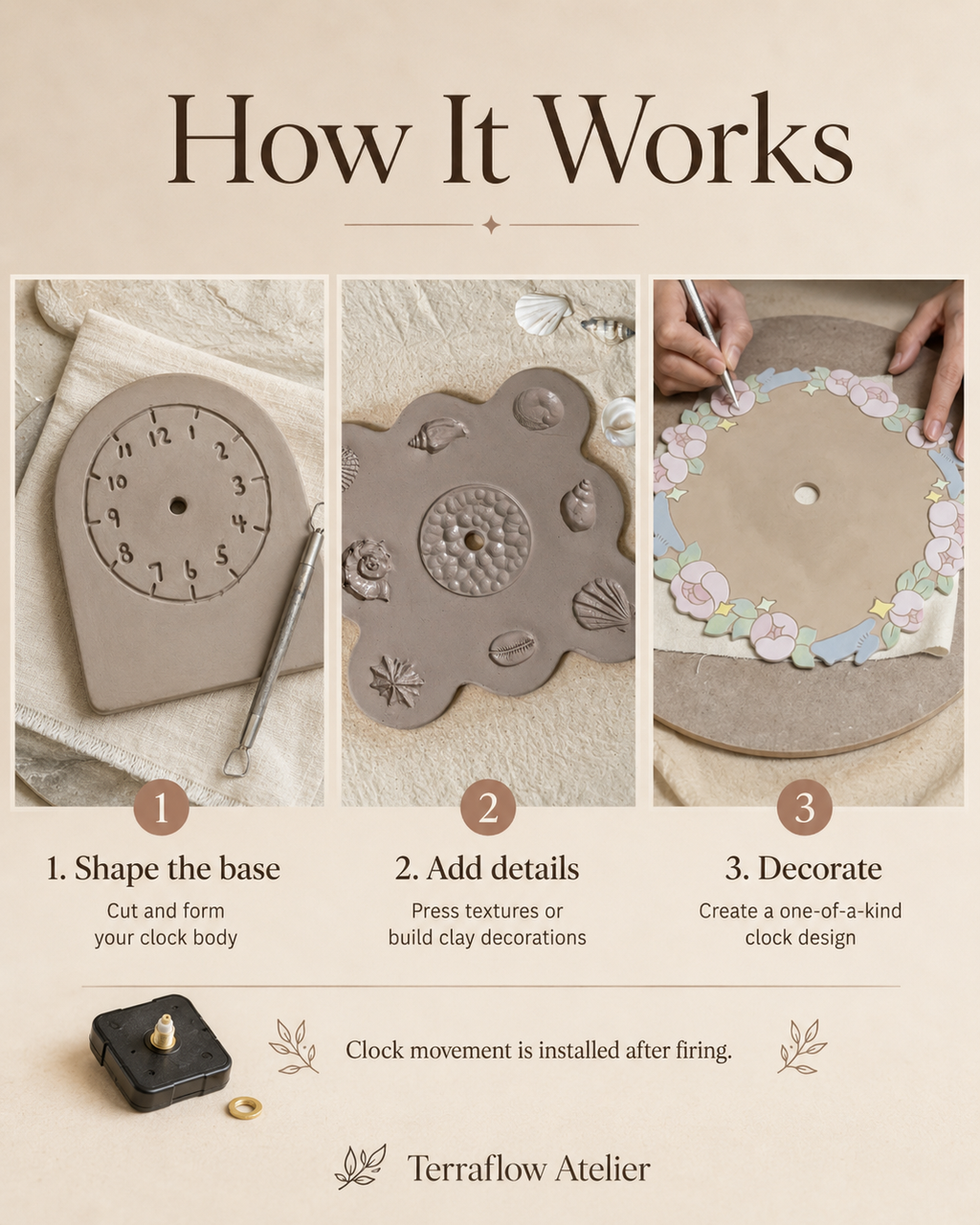 Ceramic Clock Workshop