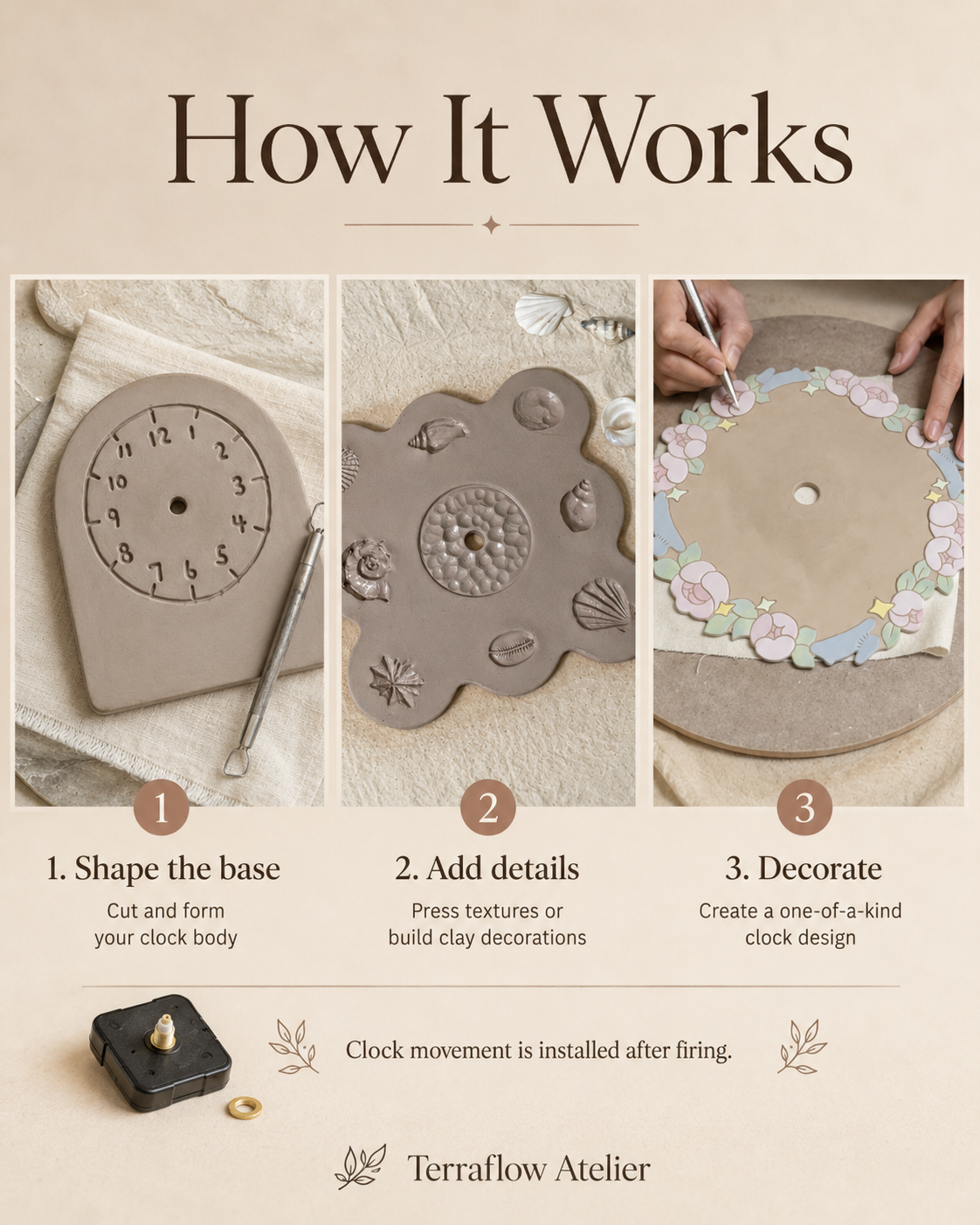 Ceramic Clock Workshop