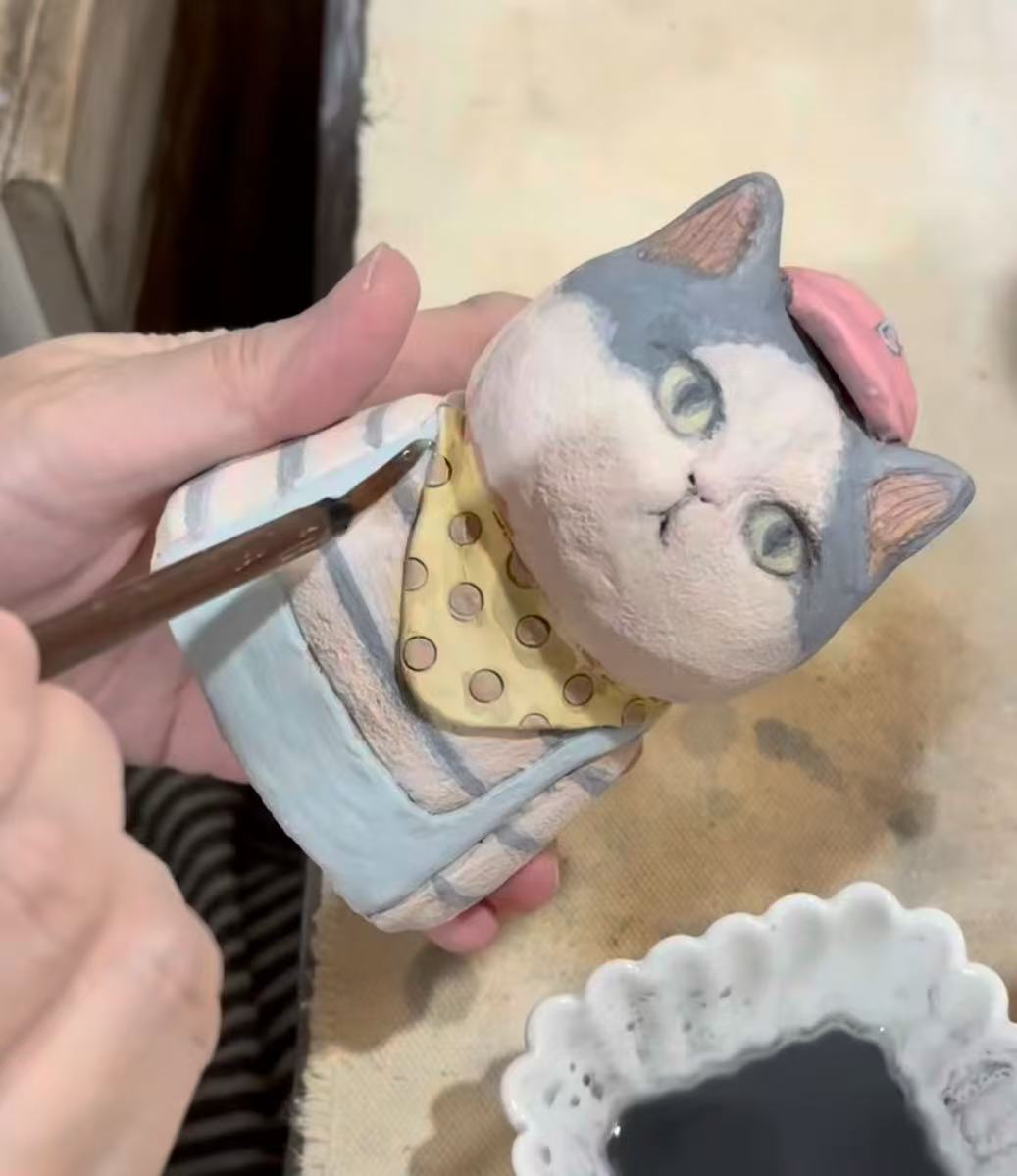 Glaze your class pieces