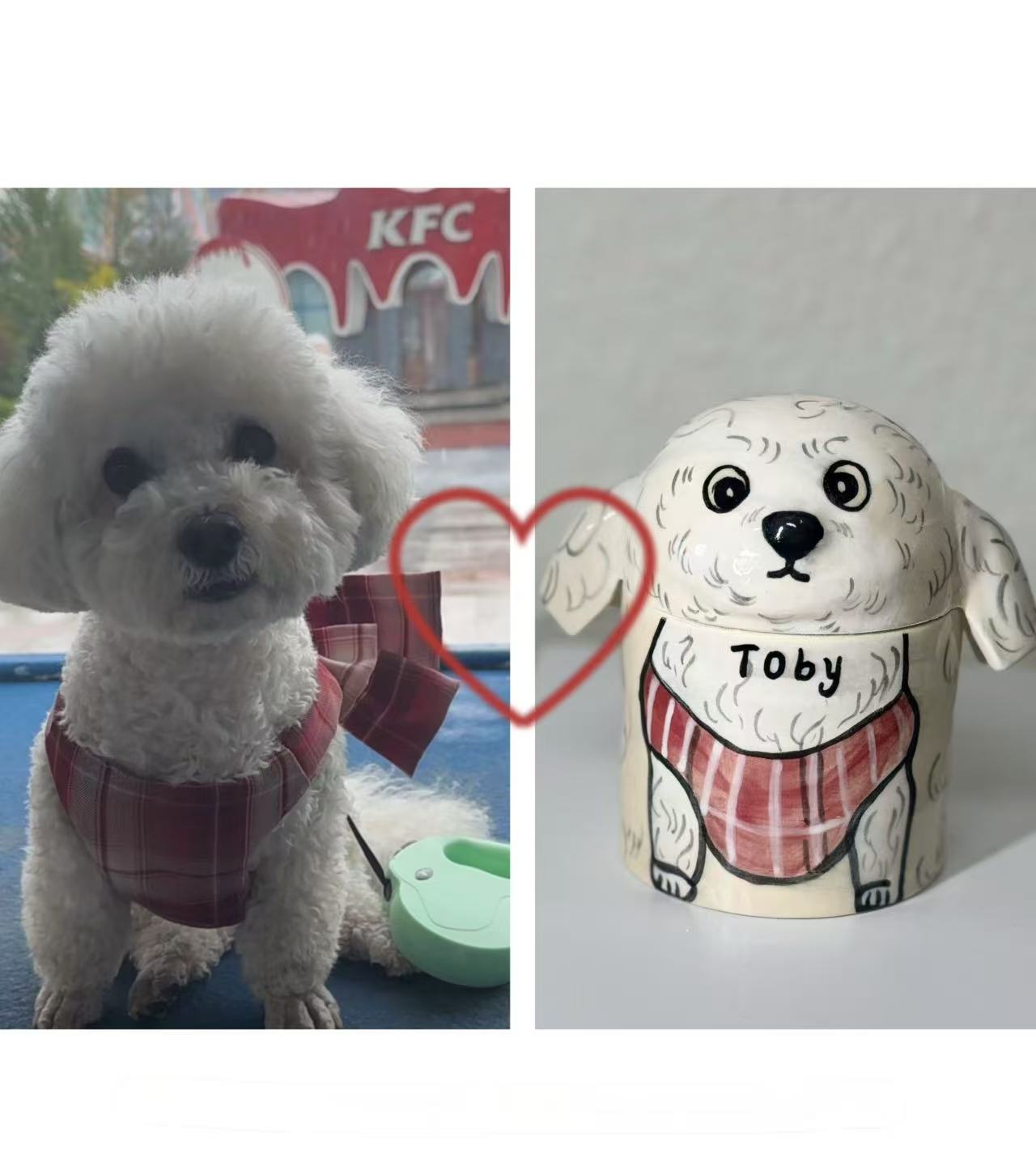 Dog Urn - Pet Handmade Urn