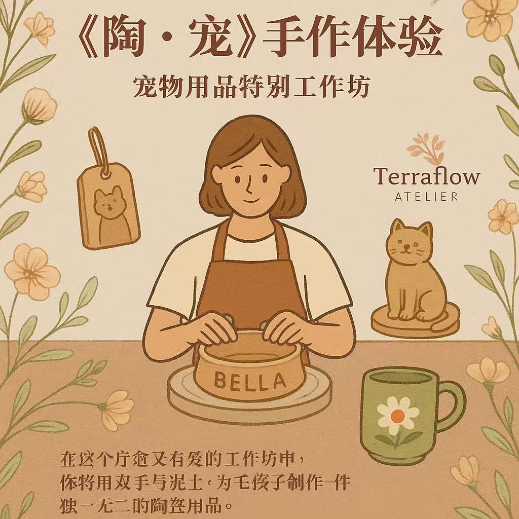 《陶 · 宠》手作体验 | 宠物用品特别工作坊