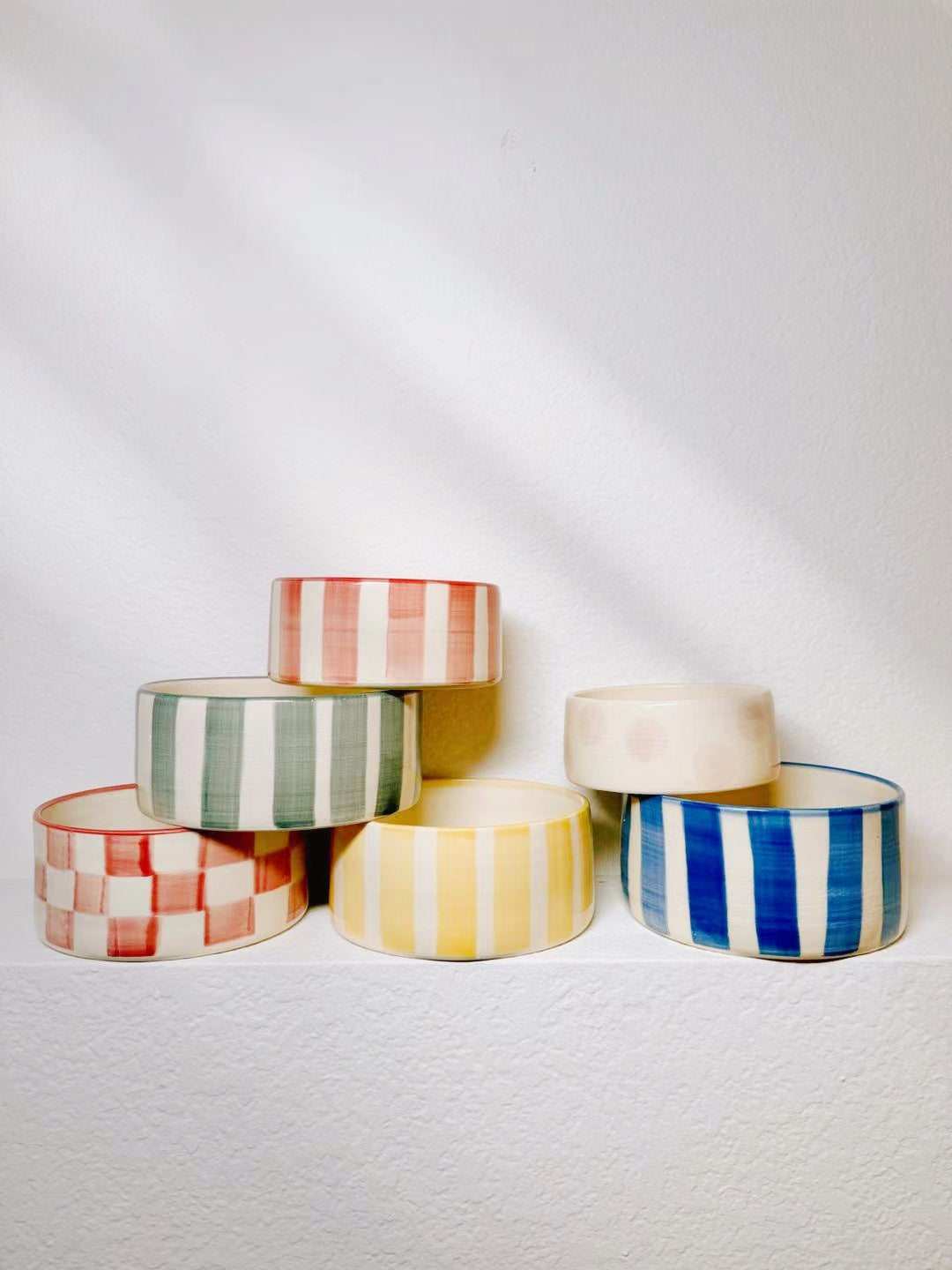 Custom Pet Portrait from photo Handmade Ceramic Bowl Gift for Dog/Cat