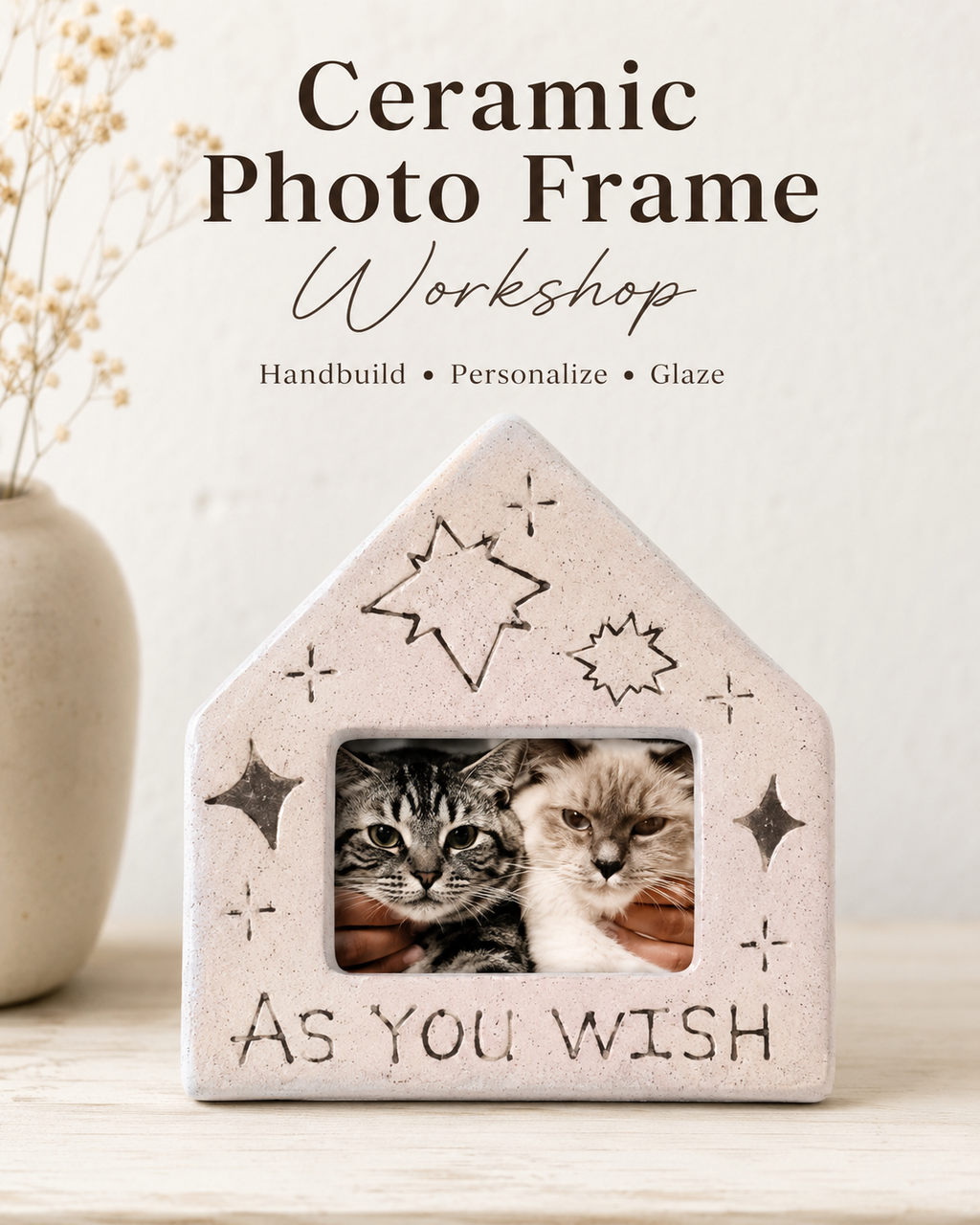 Ceramic Photo Frame Workshop