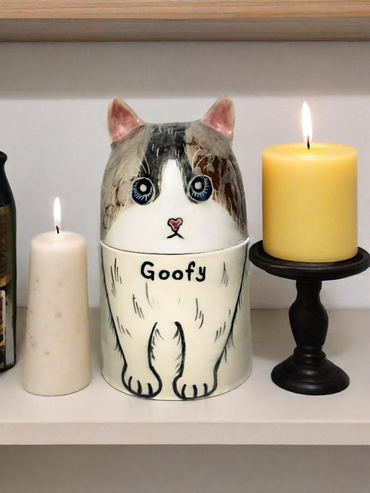 Cat Urn - Pet Handmade Urn
