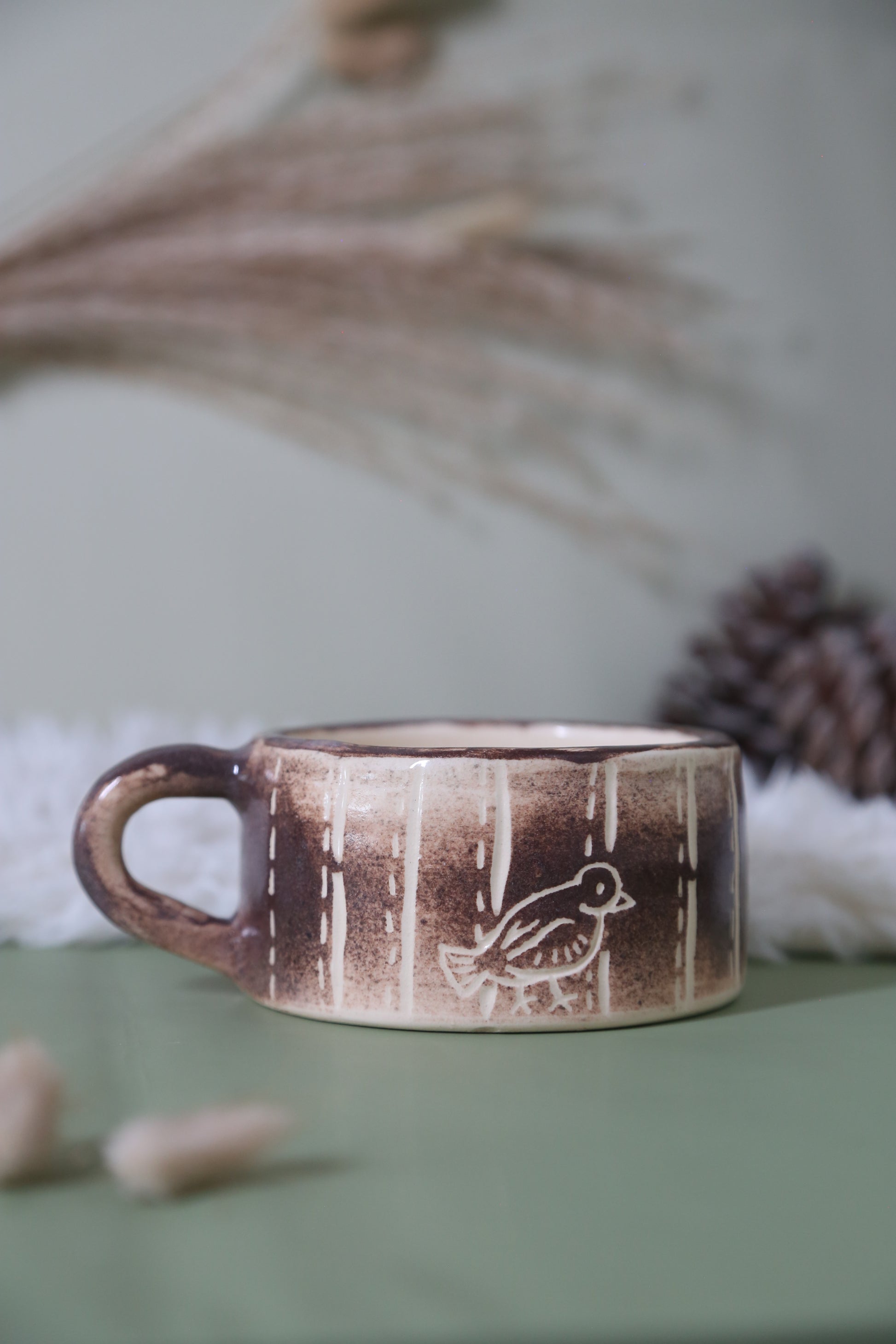 ClayEcho – Handcrafted Japanese-Style Ceramic Coffee Mug-8001 (special price)