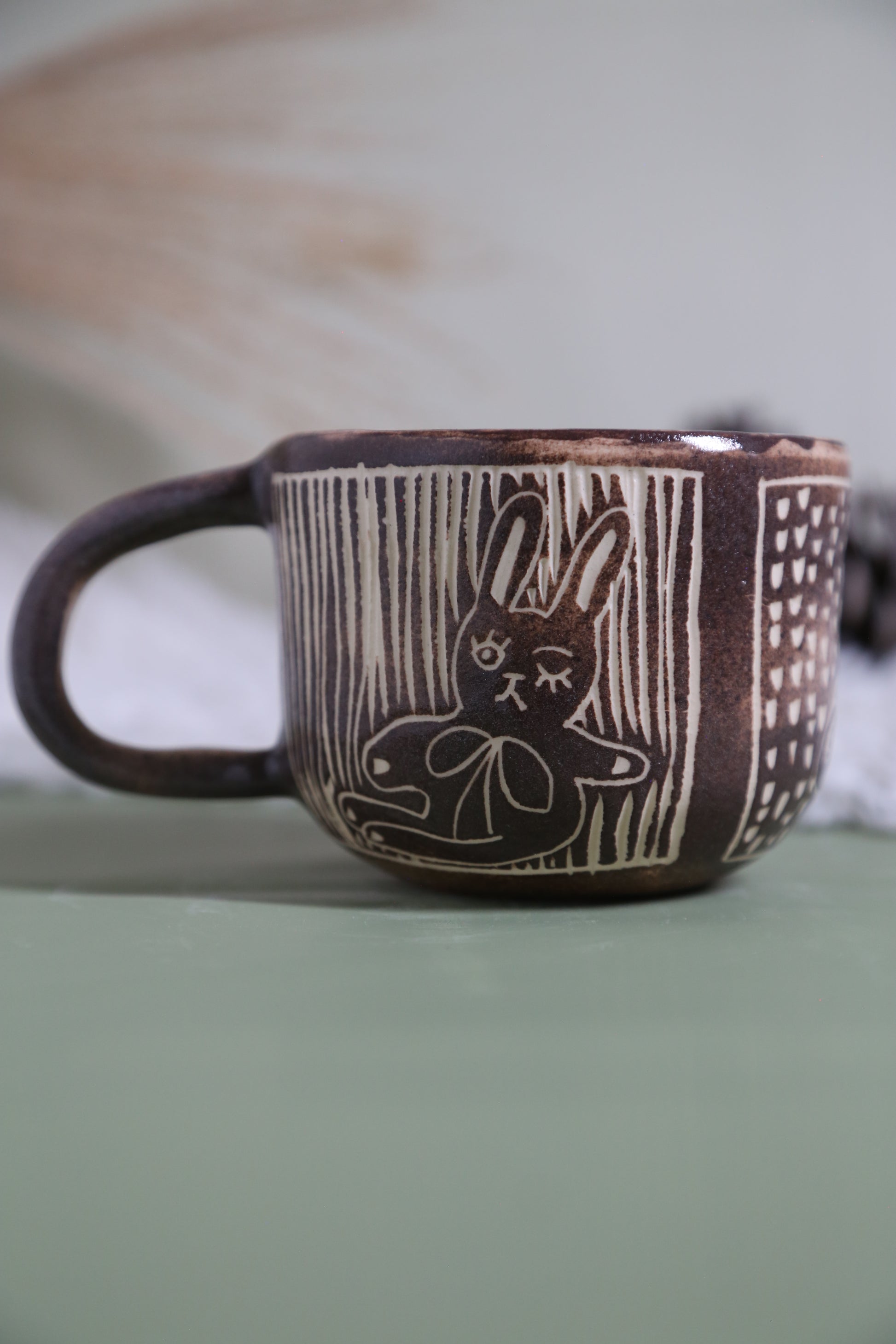 ClayEcho – Handcrafted Japanese-Style Ceramic Coffee Mug-8010 (special price)