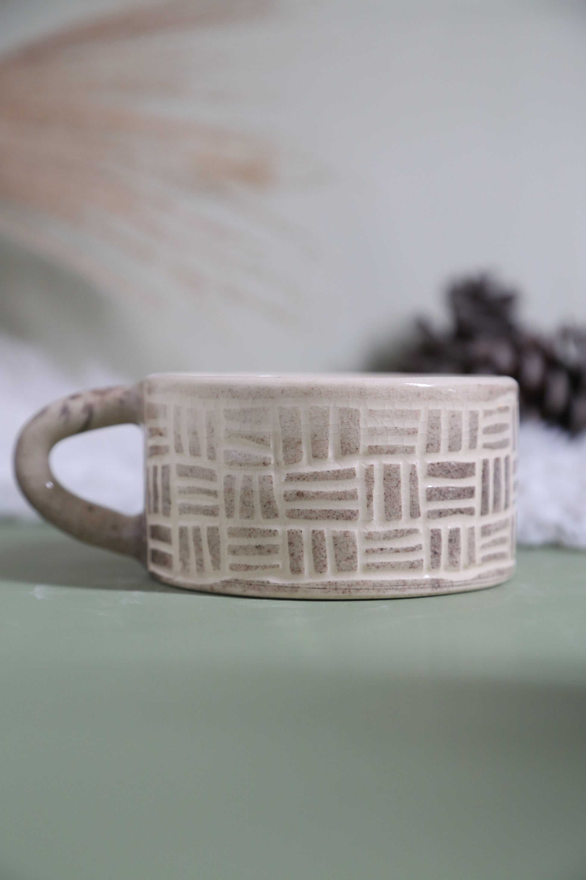 ClayEcho – Handcrafted Japanese-Style Ceramic Coffee Mug-8011