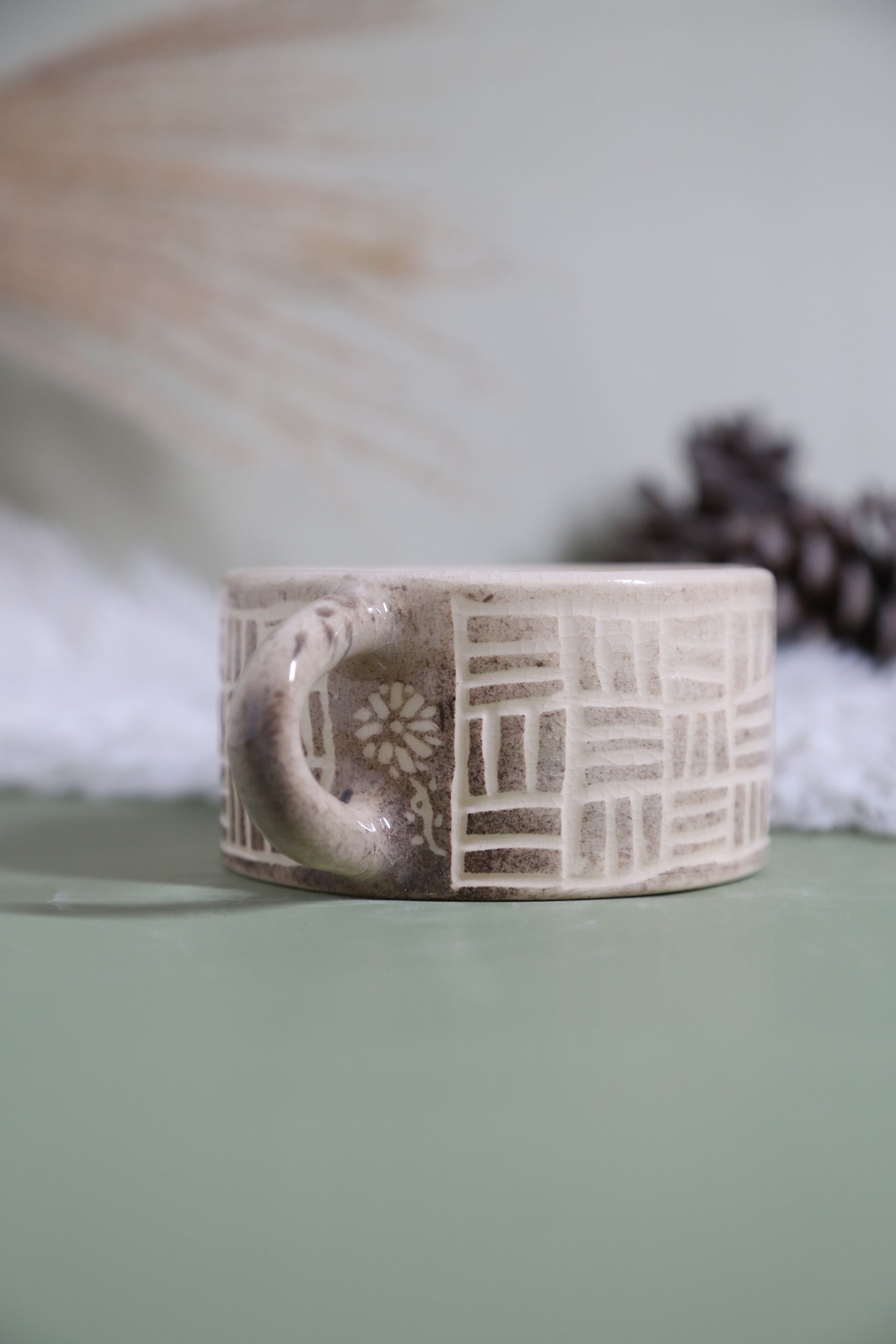 ClayEcho – Handcrafted Japanese-Style Ceramic Coffee Mug-8011