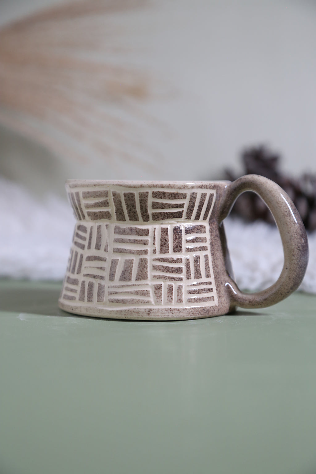 ClayEcho – Handcrafted Japanese-Style Ceramic Coffee Mug-8015
