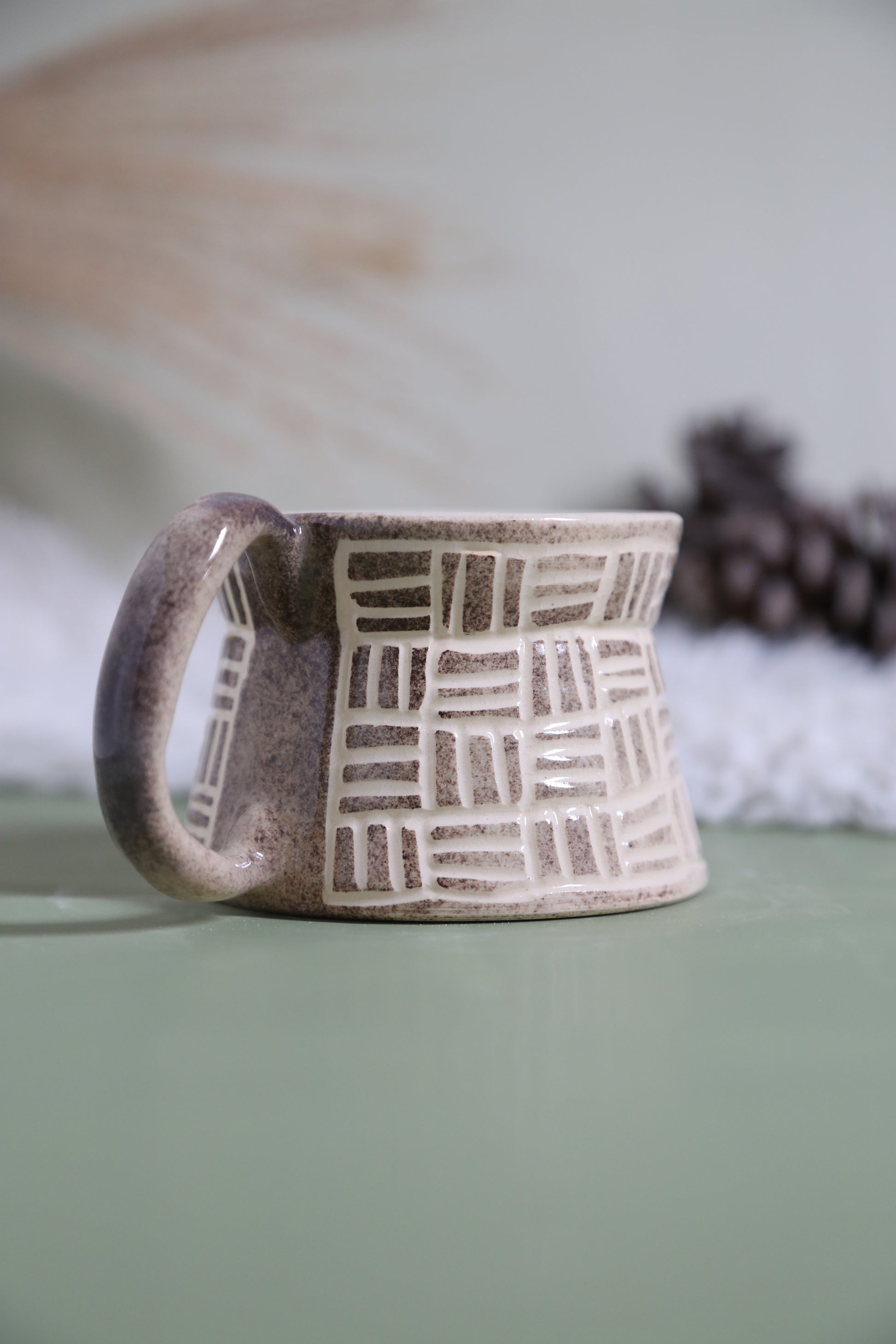 ClayEcho – Handcrafted Japanese-Style Ceramic Coffee Mug-8015