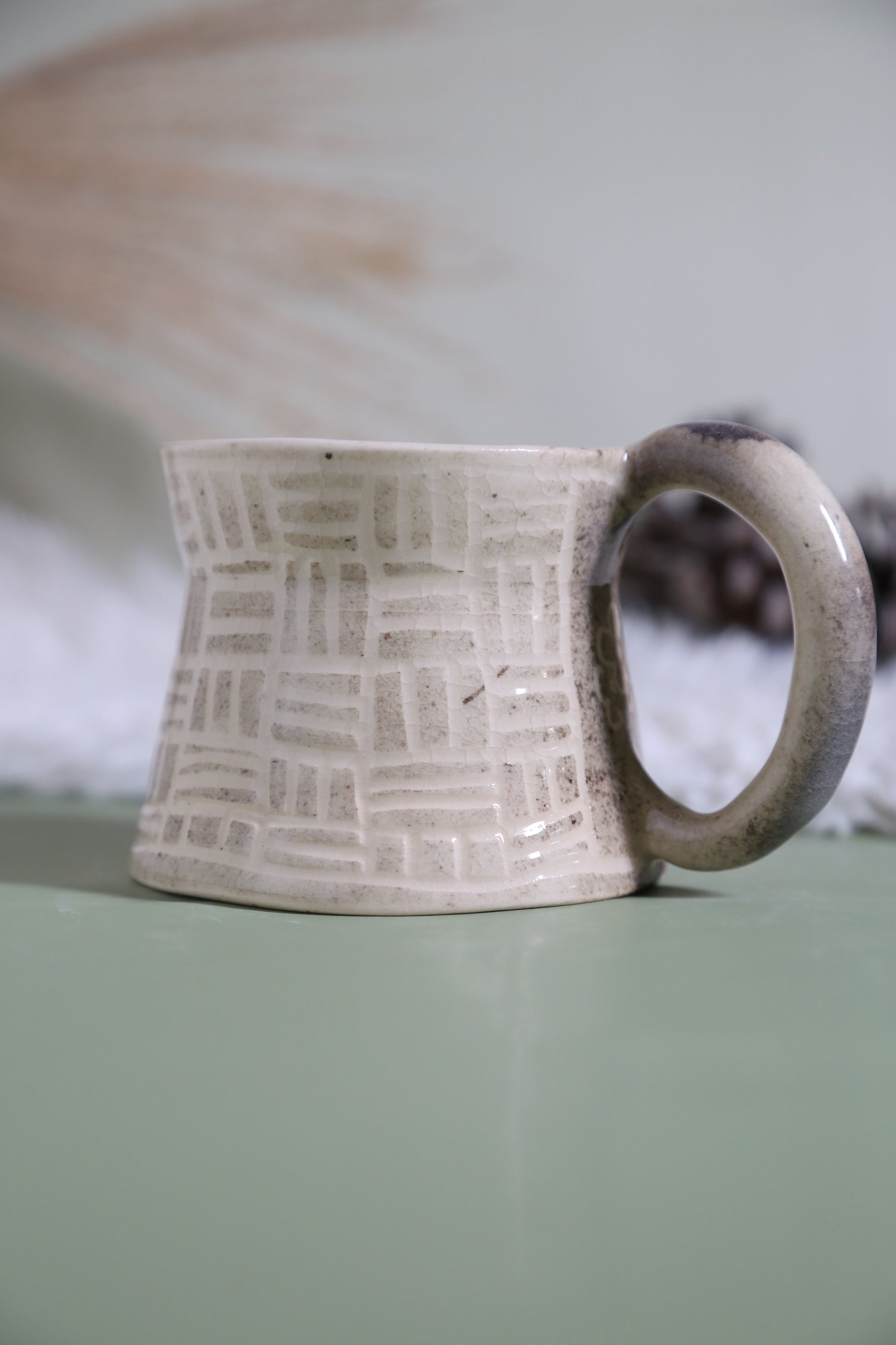 ClayEcho – Handcrafted Japanese-Style Ceramic Coffee Mug-8016