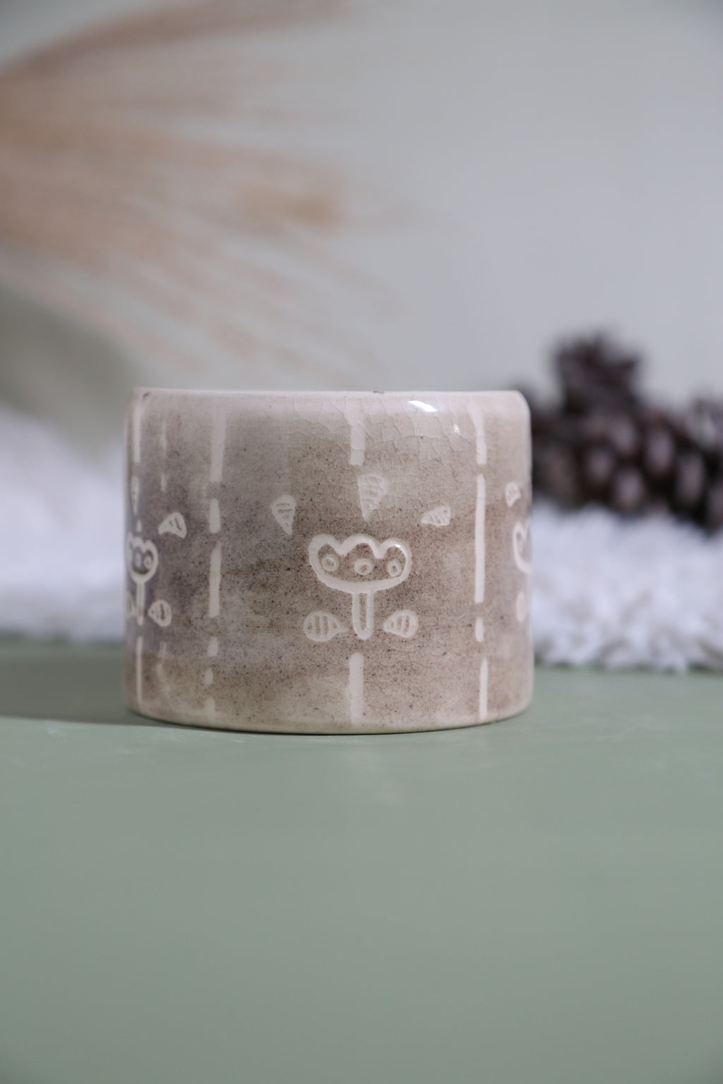 ClayEcho – Handcrafted Japanese-Style Ceramic Coffee Mug-8017