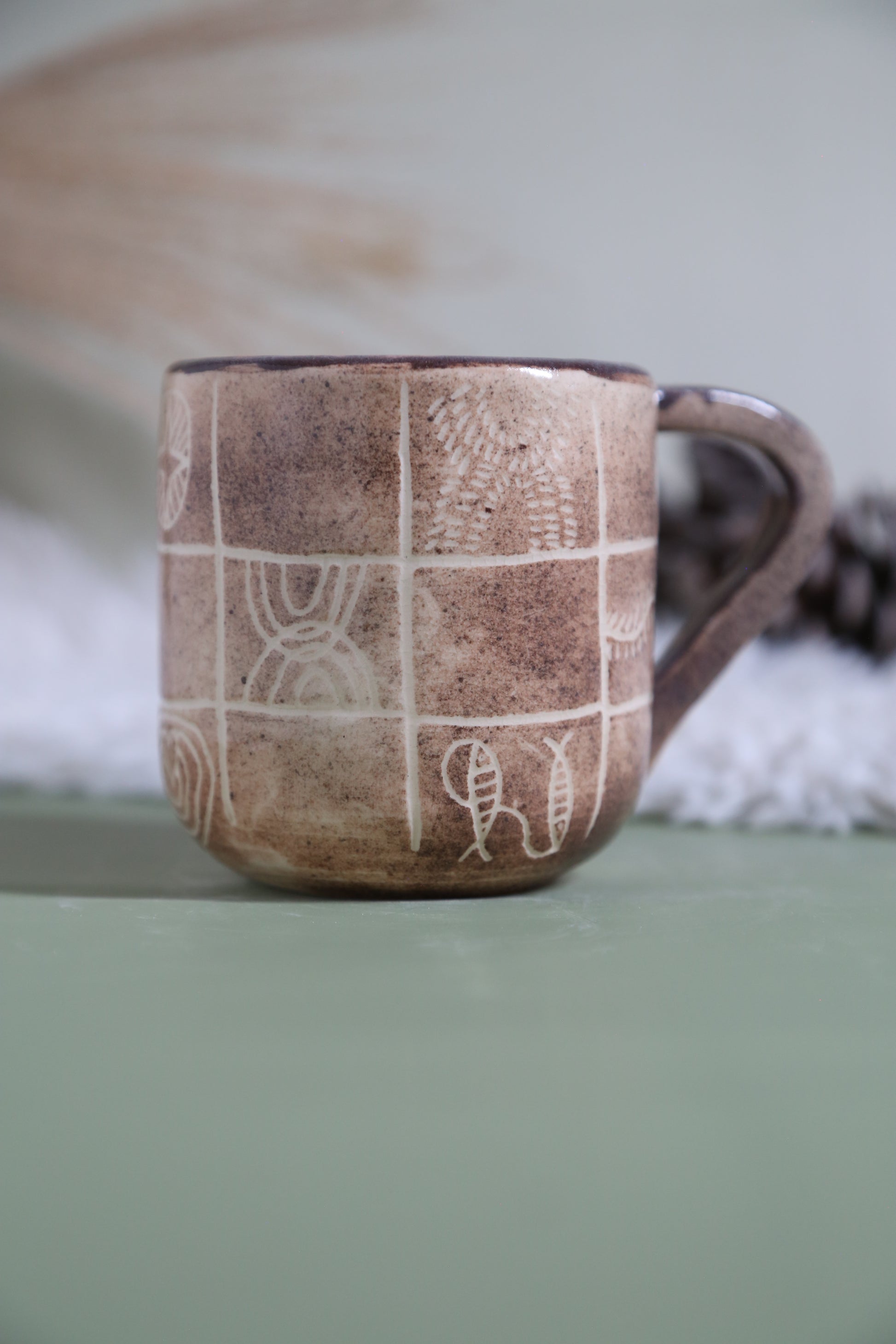 ClayEcho – Handcrafted Japanese-Style Ceramic Coffee Mug-8020 (special price)