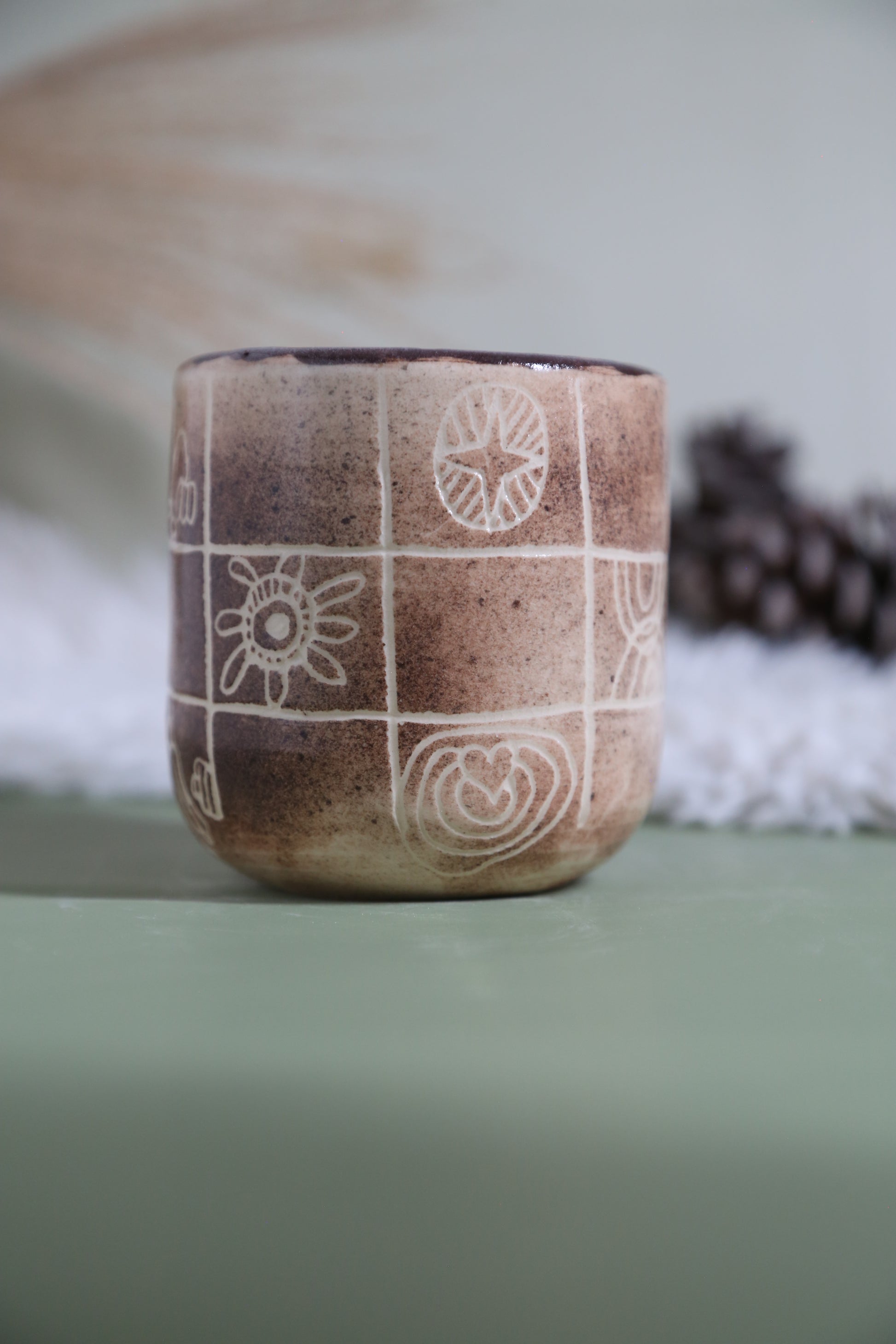 ClayEcho – Handcrafted Japanese-Style Ceramic Coffee Mug-8020 (special price)