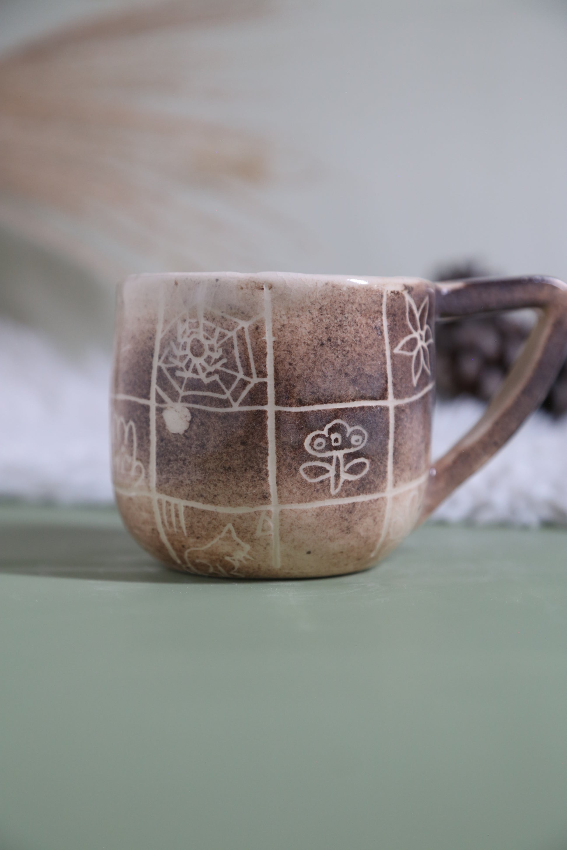 ClayEcho – Handcrafted Japanese-Style Ceramic Coffee Mug-8022 (special price)