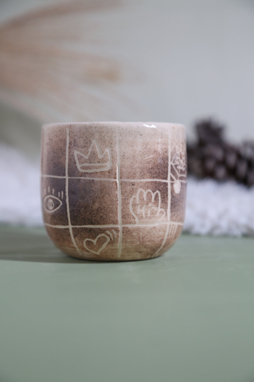 ClayEcho – Handcrafted Japanese-Style Ceramic Coffee Mug-8022 (special price)