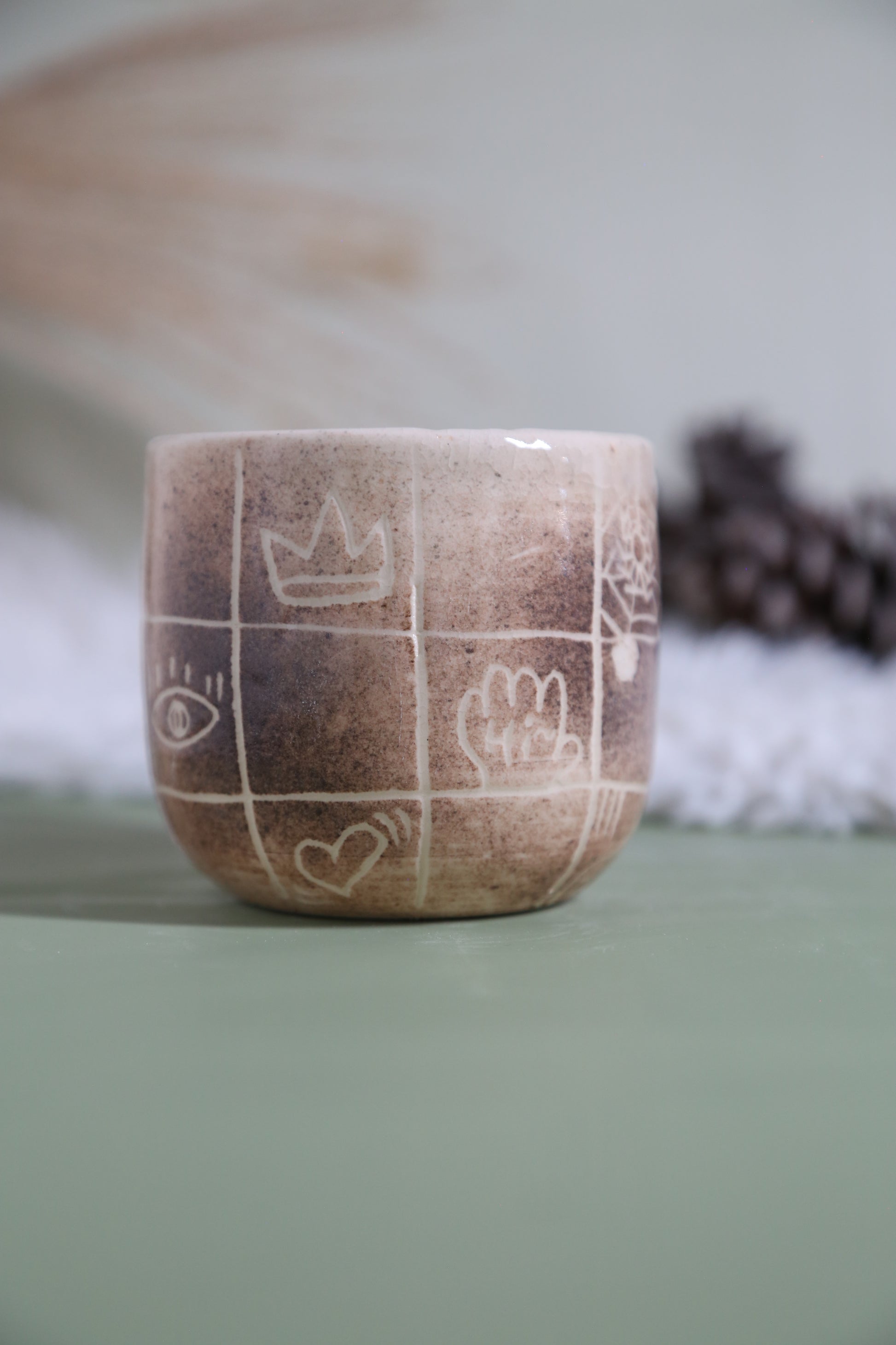 ClayEcho – Handcrafted Japanese-Style Ceramic Coffee Mug-8022 (special price)