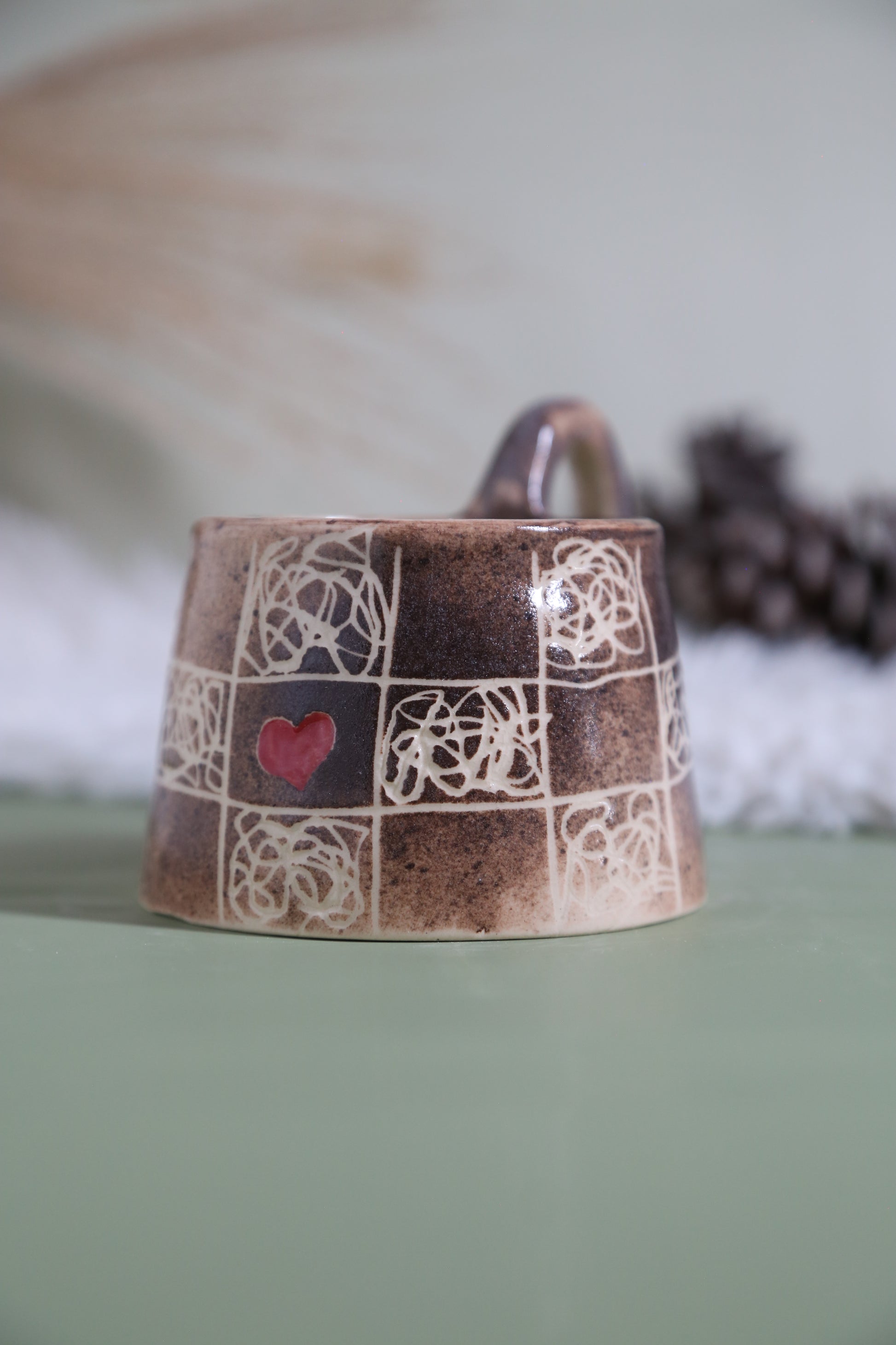 ClayEcho – Handcrafted Japanese-Style Ceramic Coffee Mug-8023