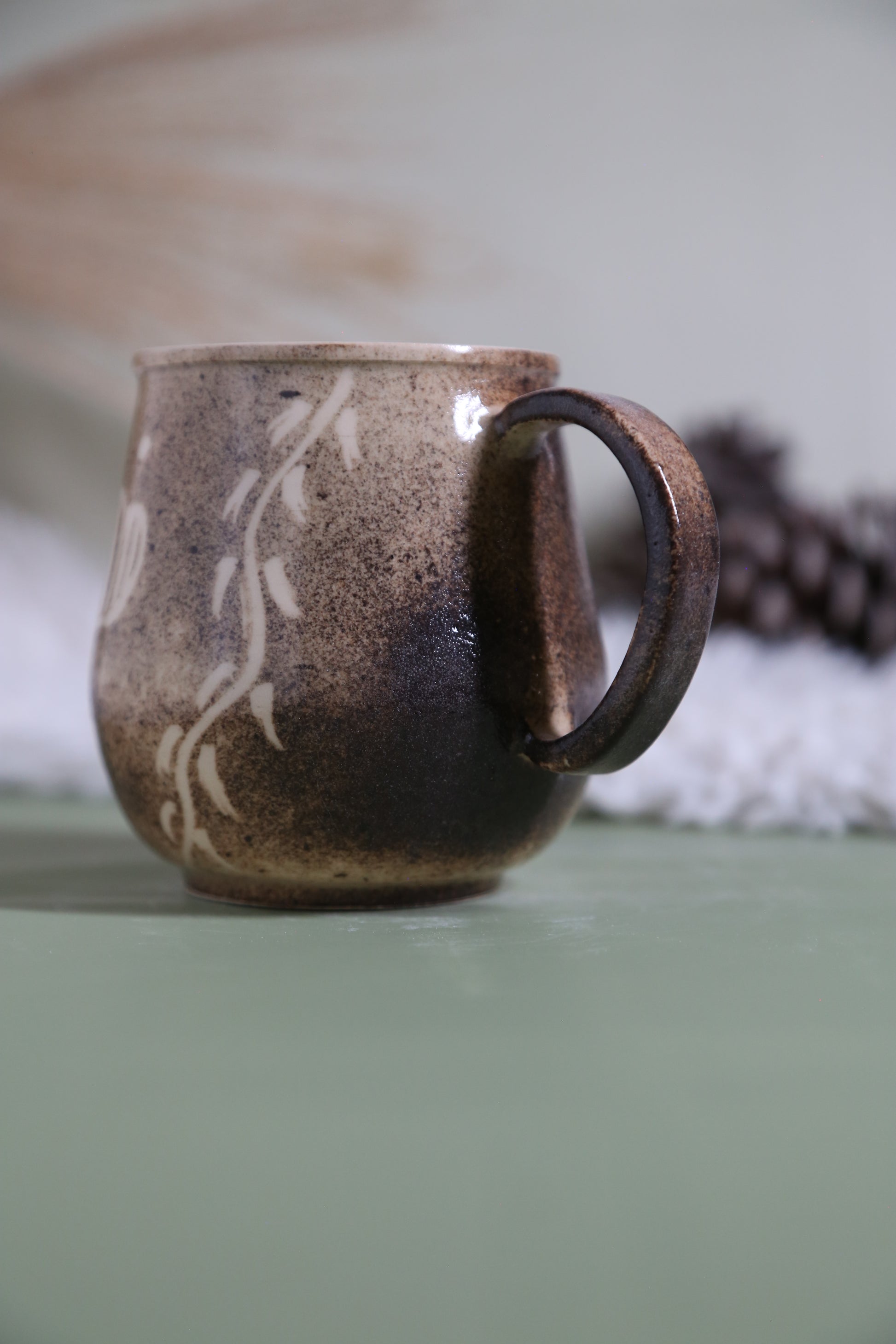 ClayEcho – Handcrafted Japanese-Style Ceramic Coffee Mug-8024