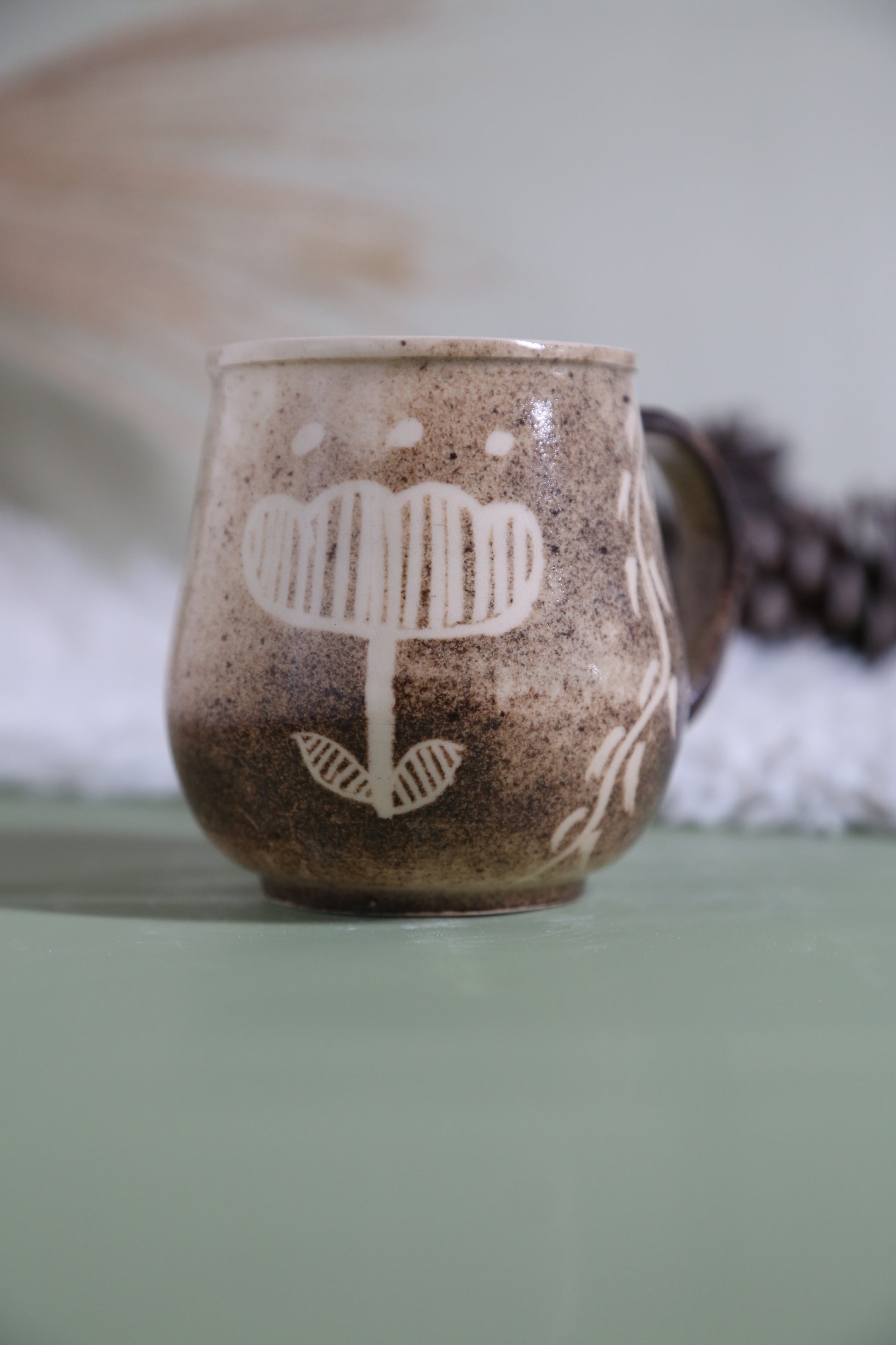 ClayEcho – Handcrafted Japanese-Style Ceramic Coffee Mug-8024
