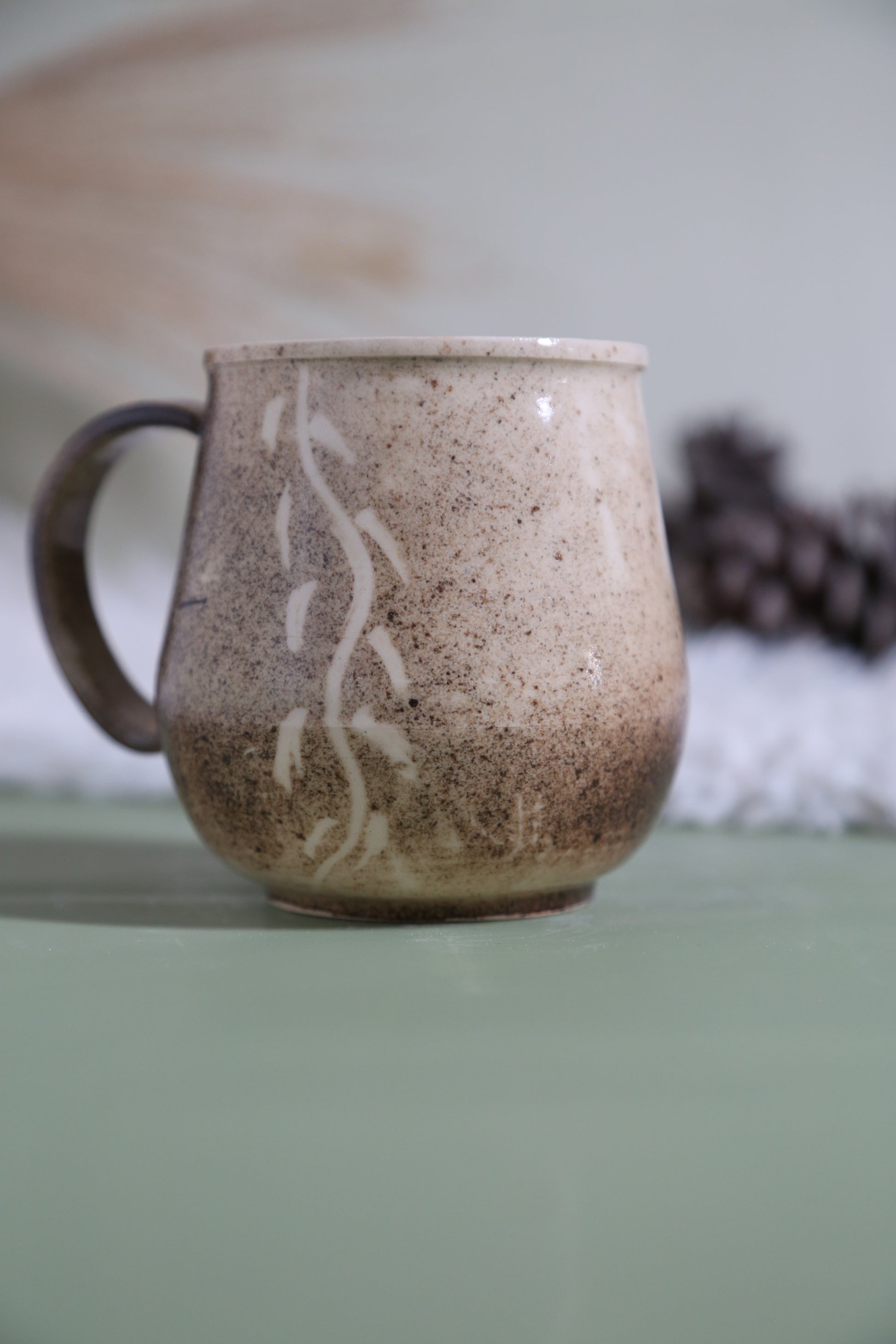 ClayEcho – Handcrafted Japanese-Style Ceramic Coffee Mug-8024