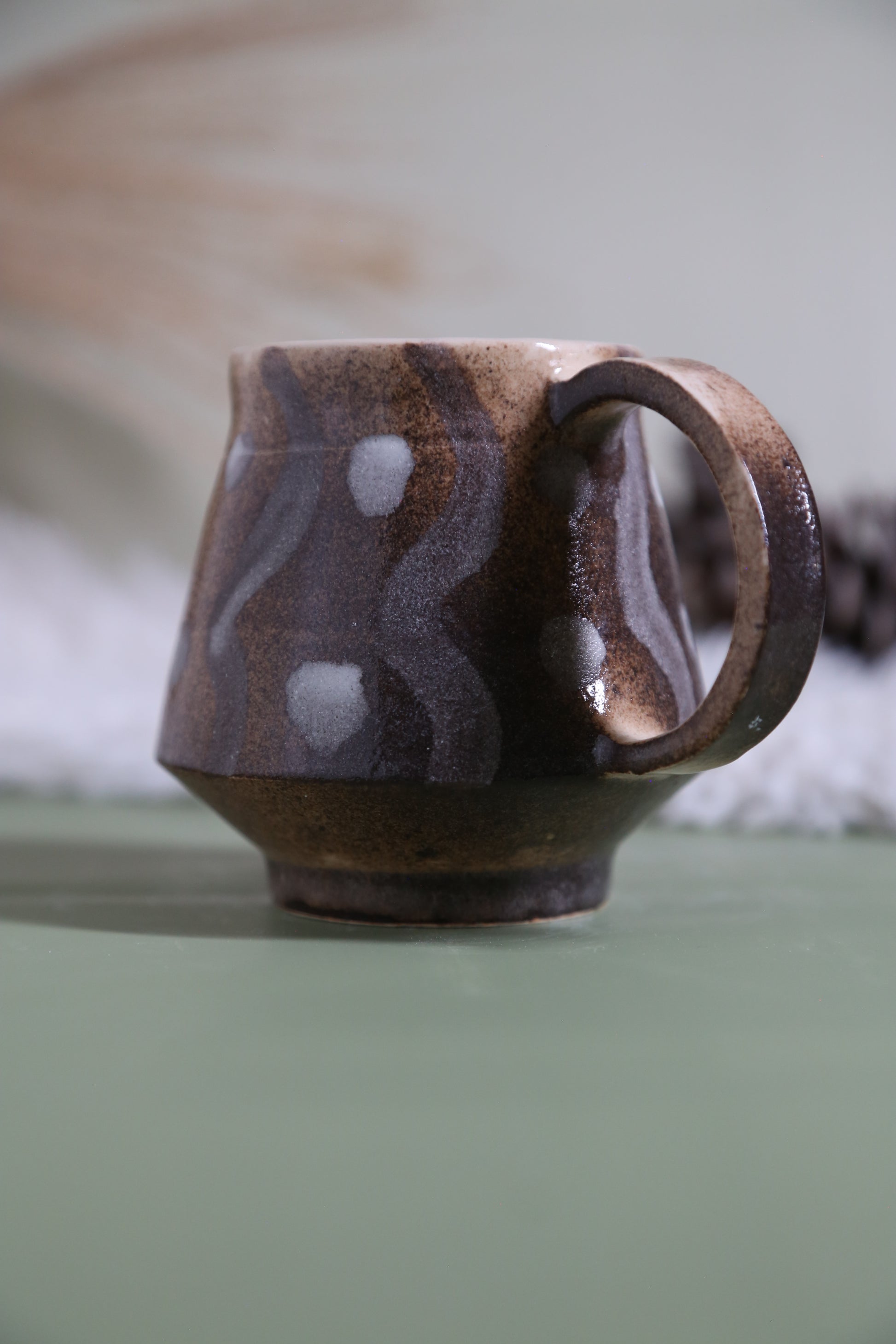 ClayEcho – Handcrafted Japanese-Style Ceramic Coffee Mug-8025