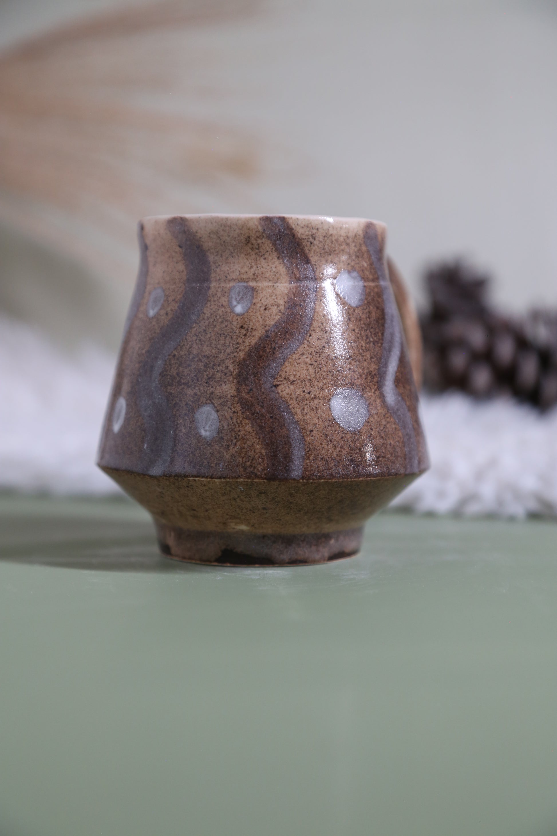 ClayEcho – Handcrafted Japanese-Style Ceramic Coffee Mug-8025