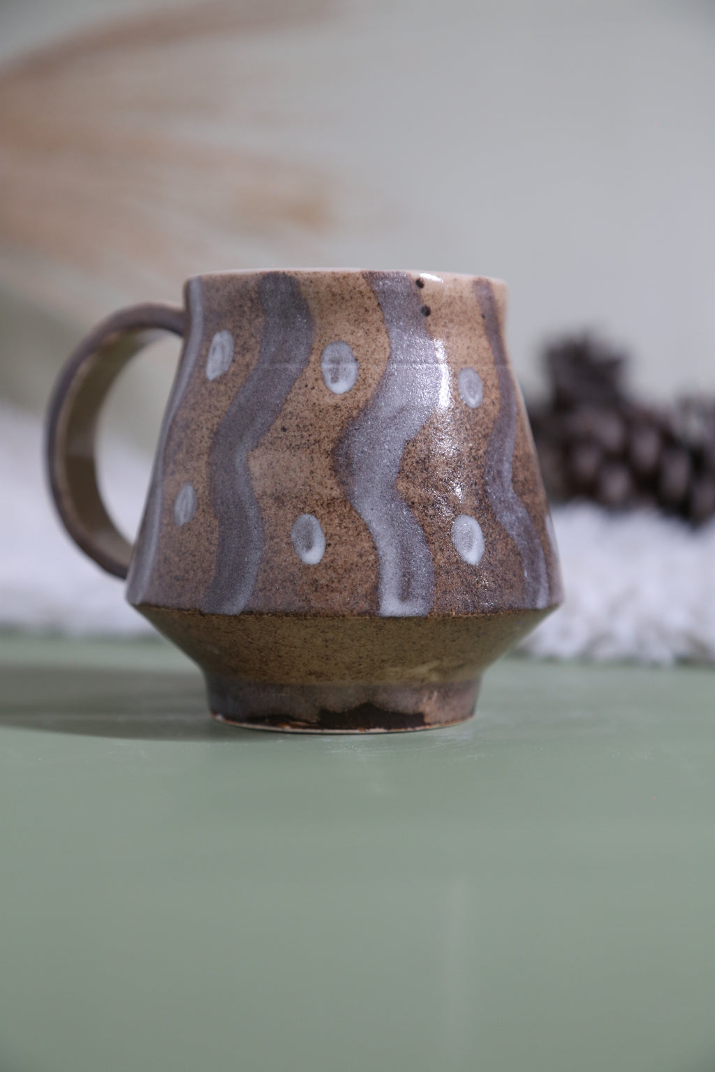 ClayEcho – Handcrafted Japanese-Style Ceramic Coffee Mug-8025