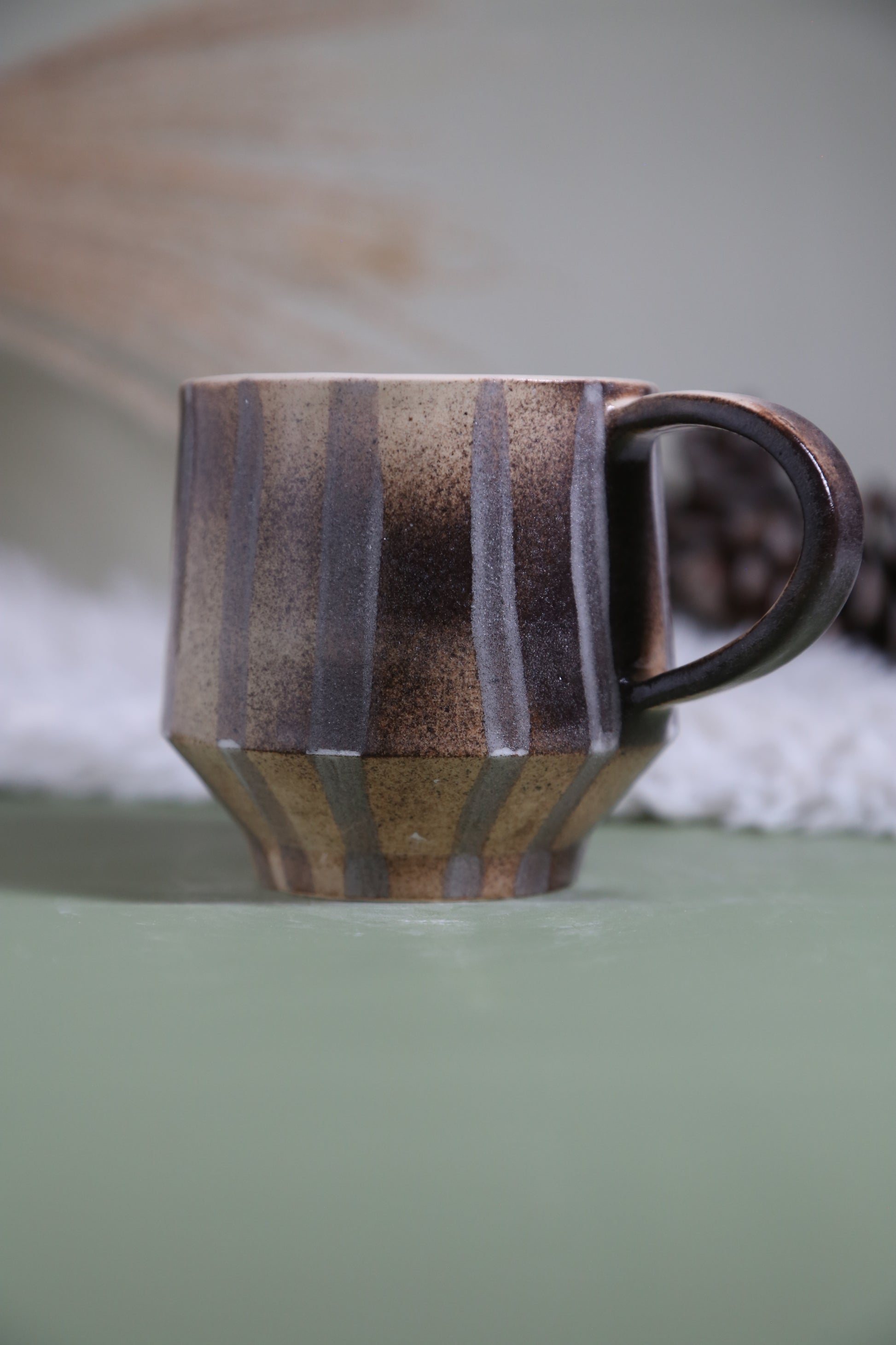 ClayEcho – Handcrafted Japanese-Style Ceramic Coffee Mug-8028