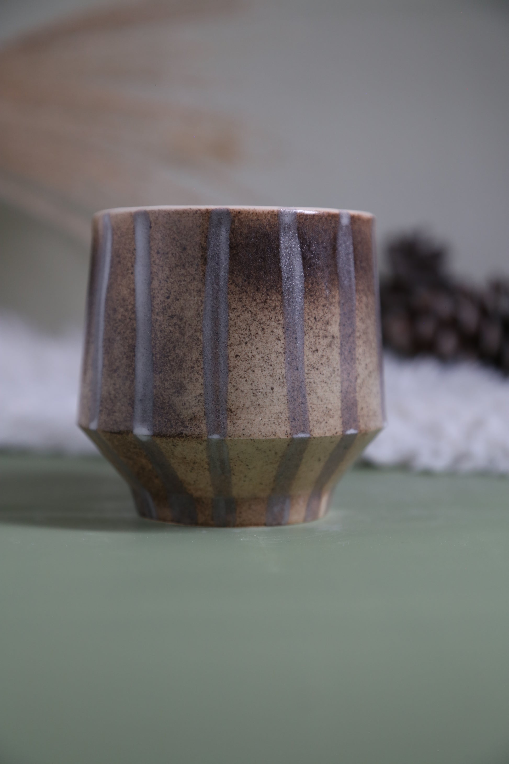 ClayEcho – Handcrafted Japanese-Style Ceramic Coffee Mug-8028