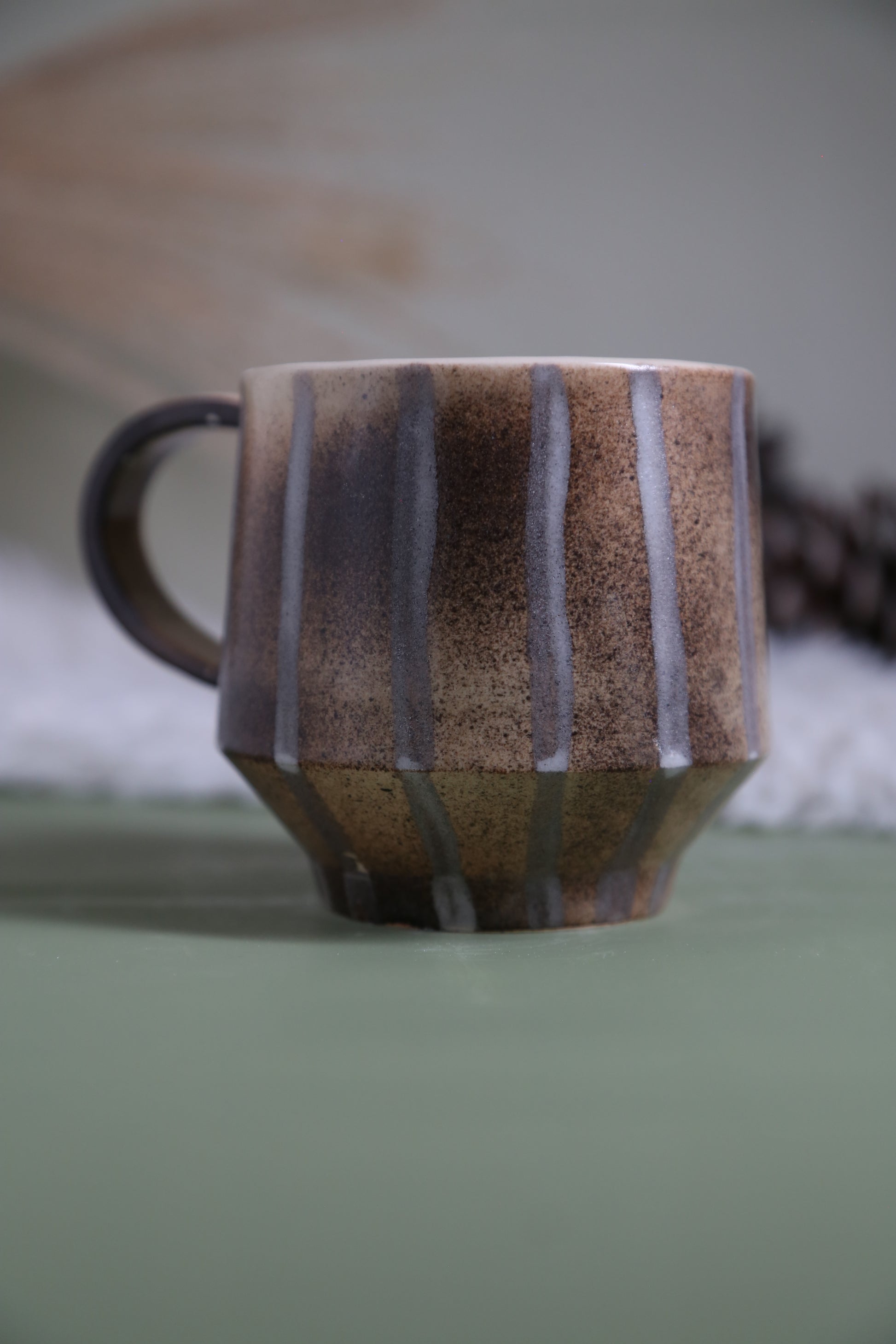 ClayEcho – Handcrafted Japanese-Style Ceramic Coffee Mug-8028