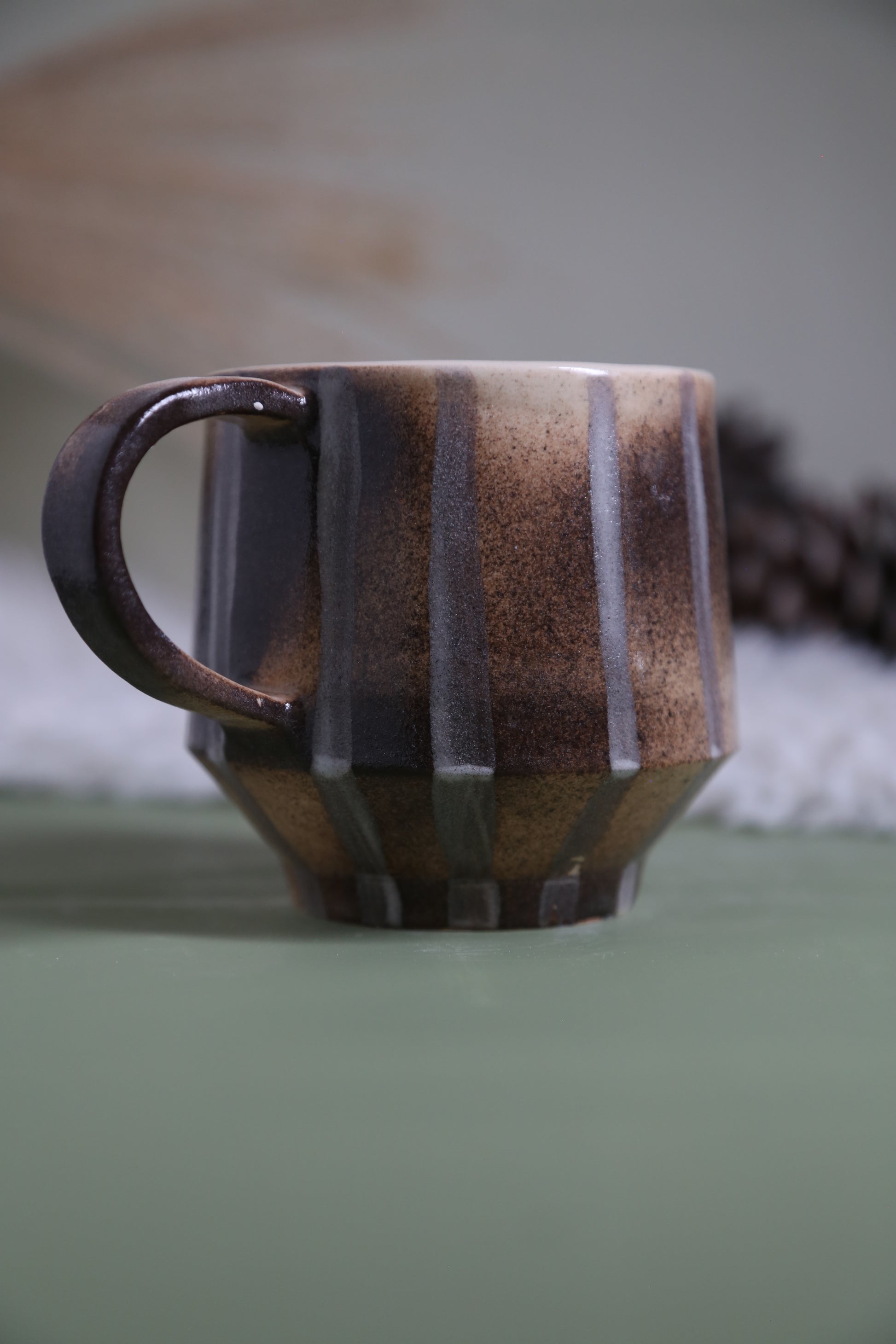 ClayEcho – Handcrafted Japanese-Style Ceramic Coffee Mug-8028