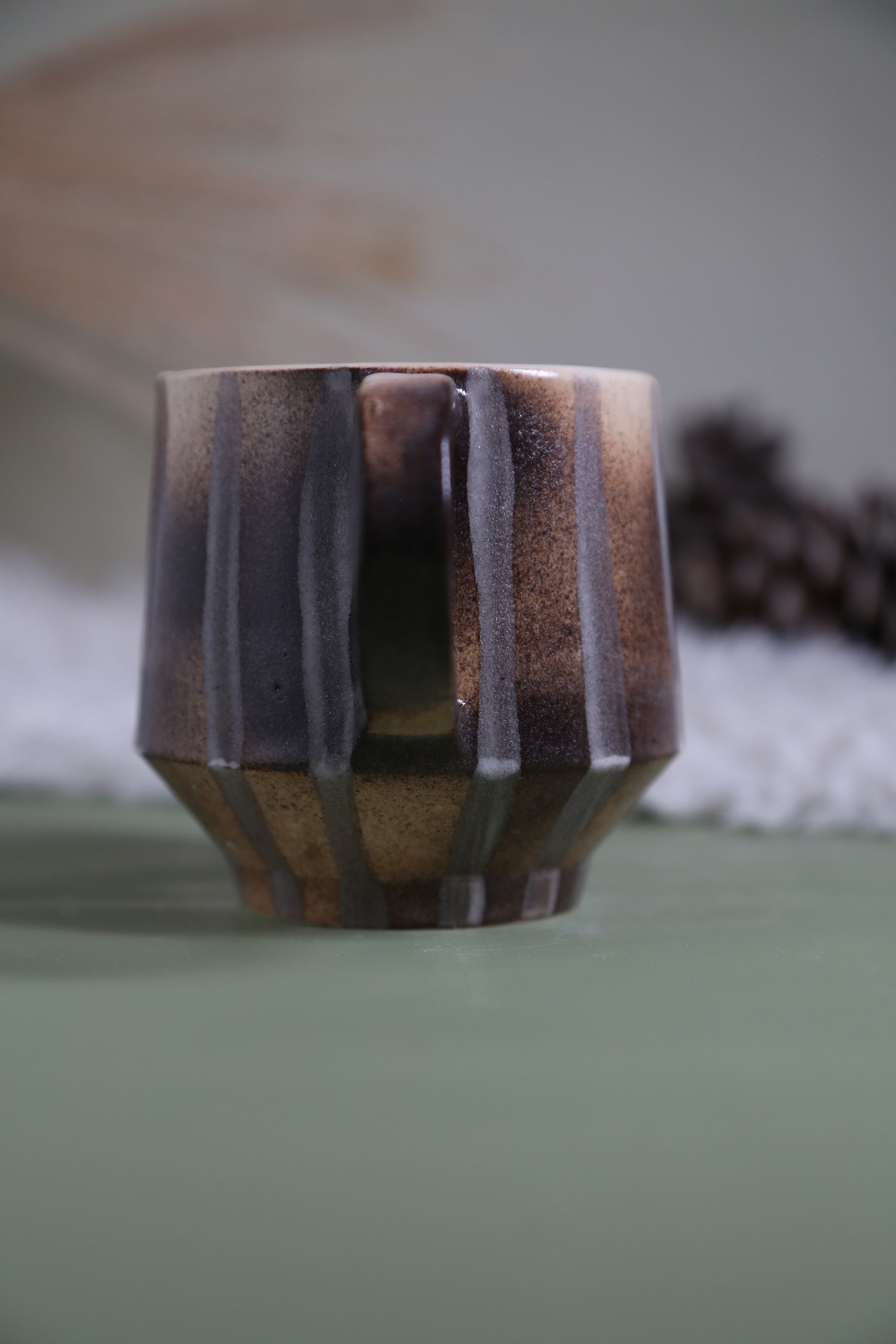 ClayEcho – Handcrafted Japanese-Style Ceramic Coffee Mug-8028