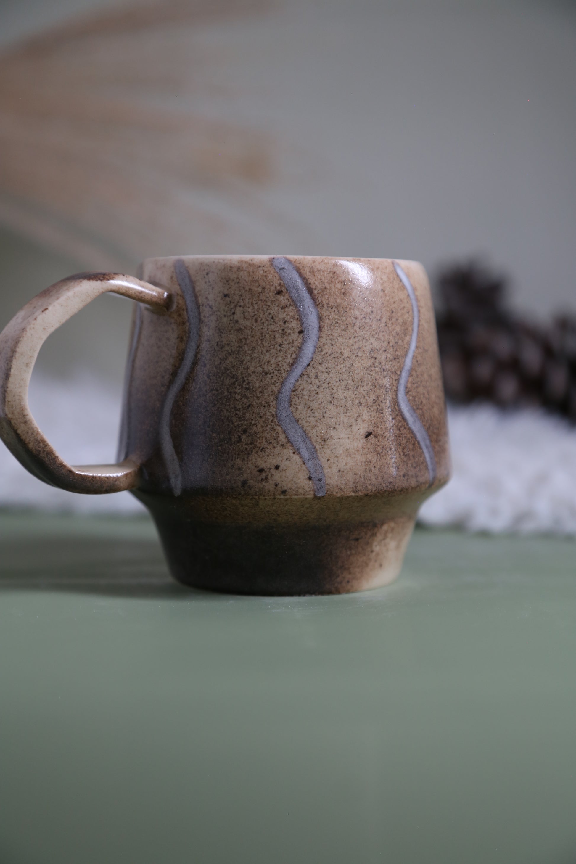 ClayEcho – Handcrafted Japanese-Style Ceramic Coffee Mug-8032