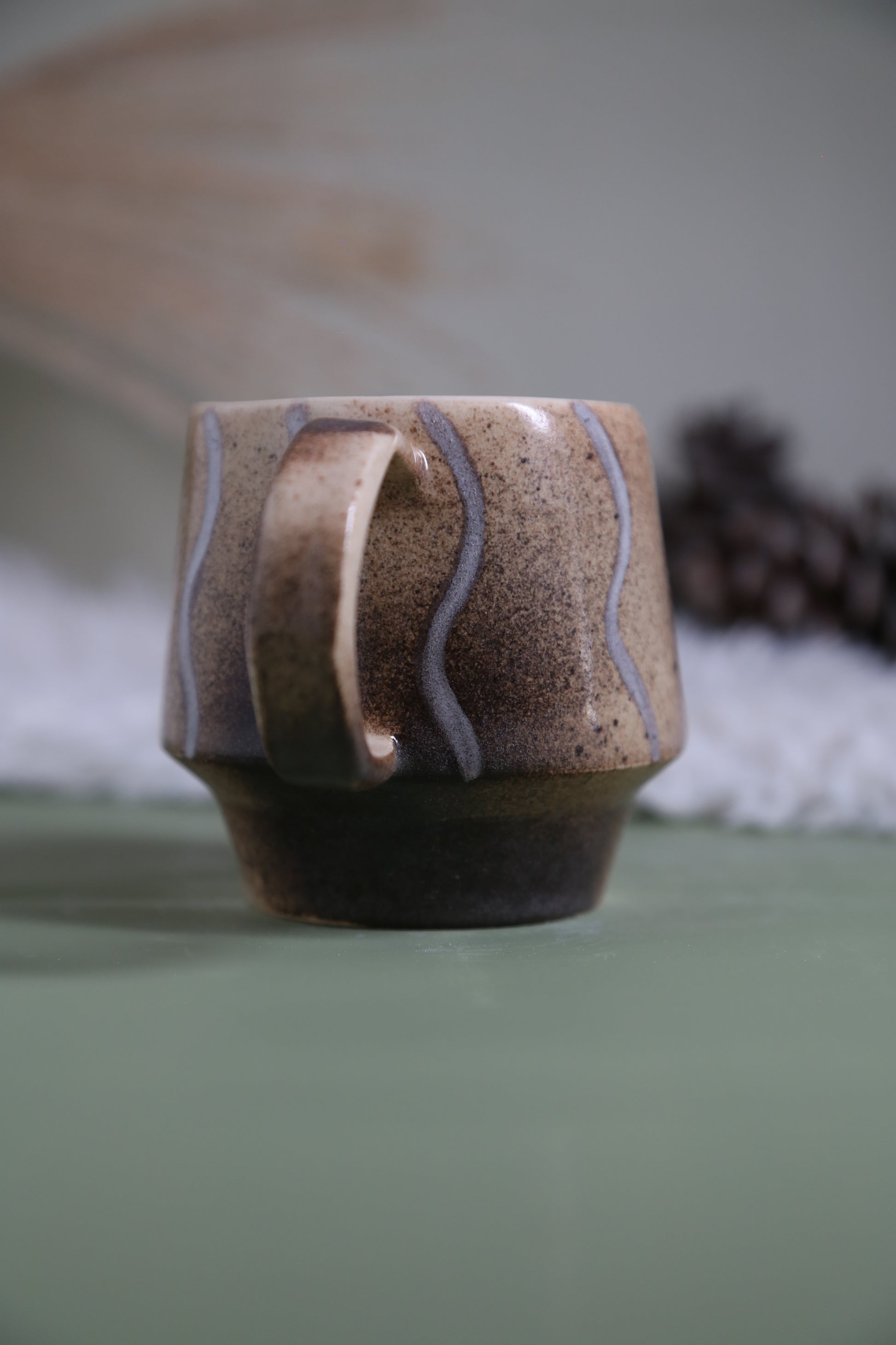 ClayEcho – Handcrafted Japanese-Style Ceramic Coffee Mug-8032