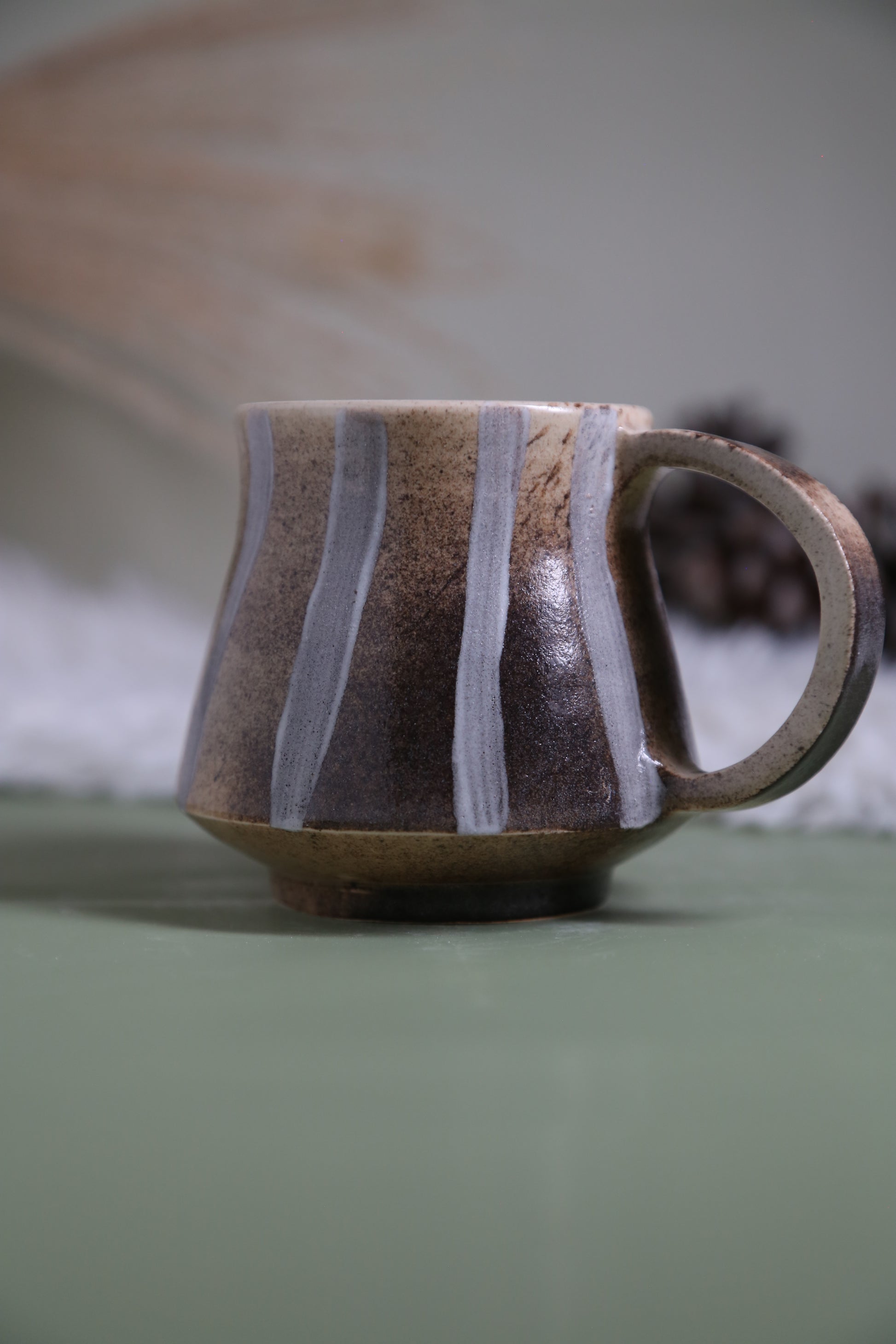 ClayEcho – Handcrafted Japanese-Style Ceramic Coffee Mug-8029