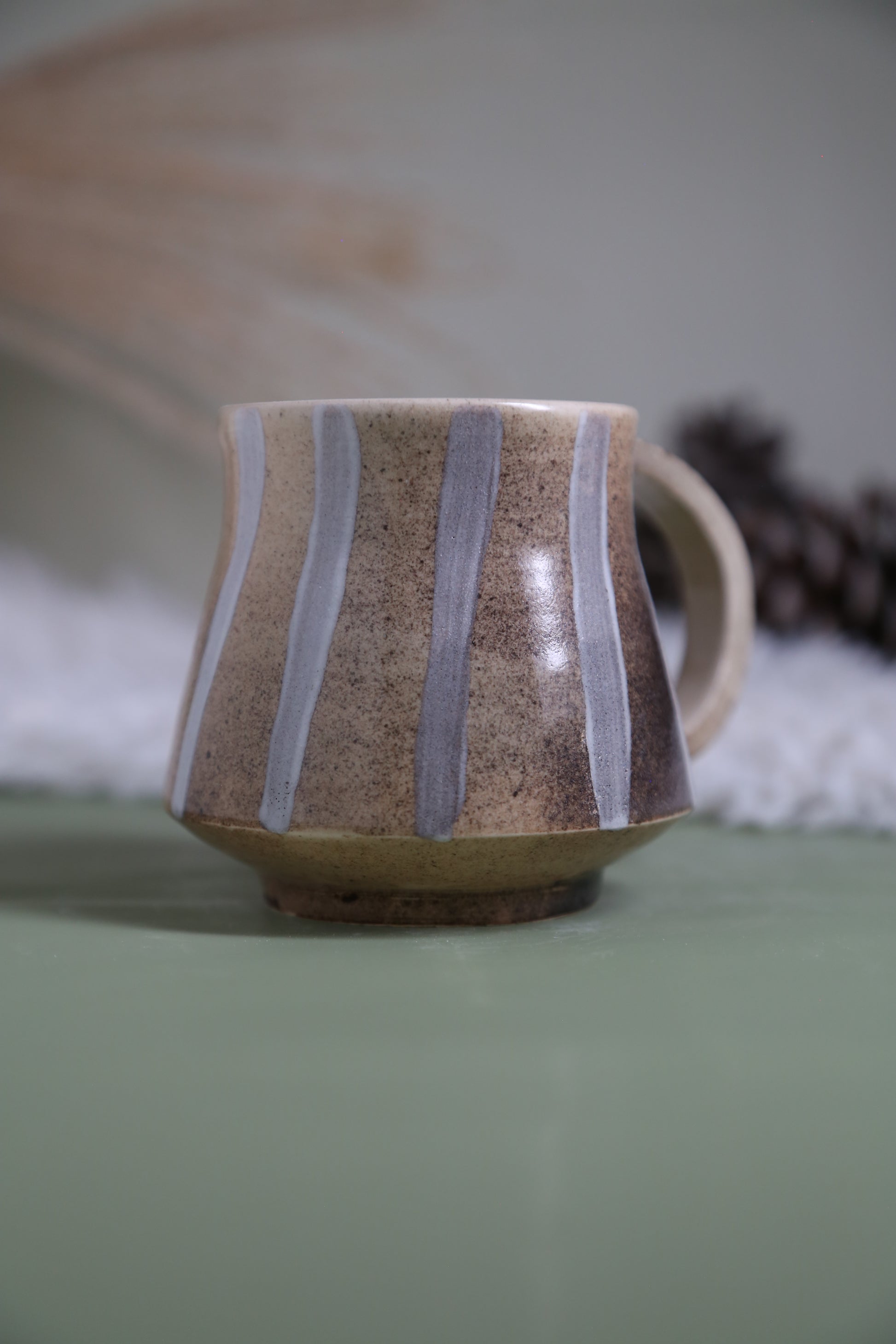 ClayEcho – Handcrafted Japanese-Style Ceramic Coffee Mug-8029