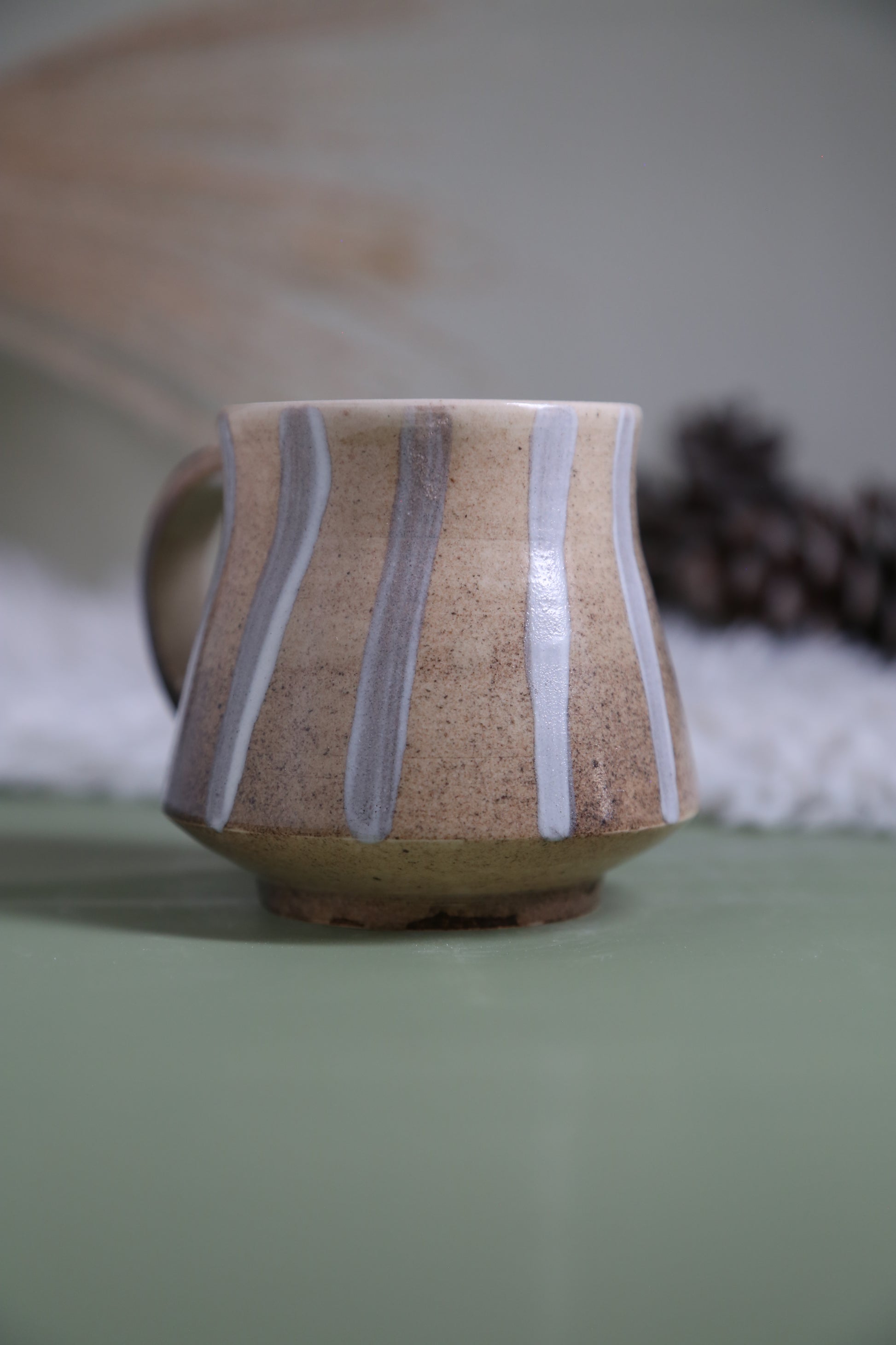 ClayEcho – Handcrafted Japanese-Style Ceramic Coffee Mug-8029