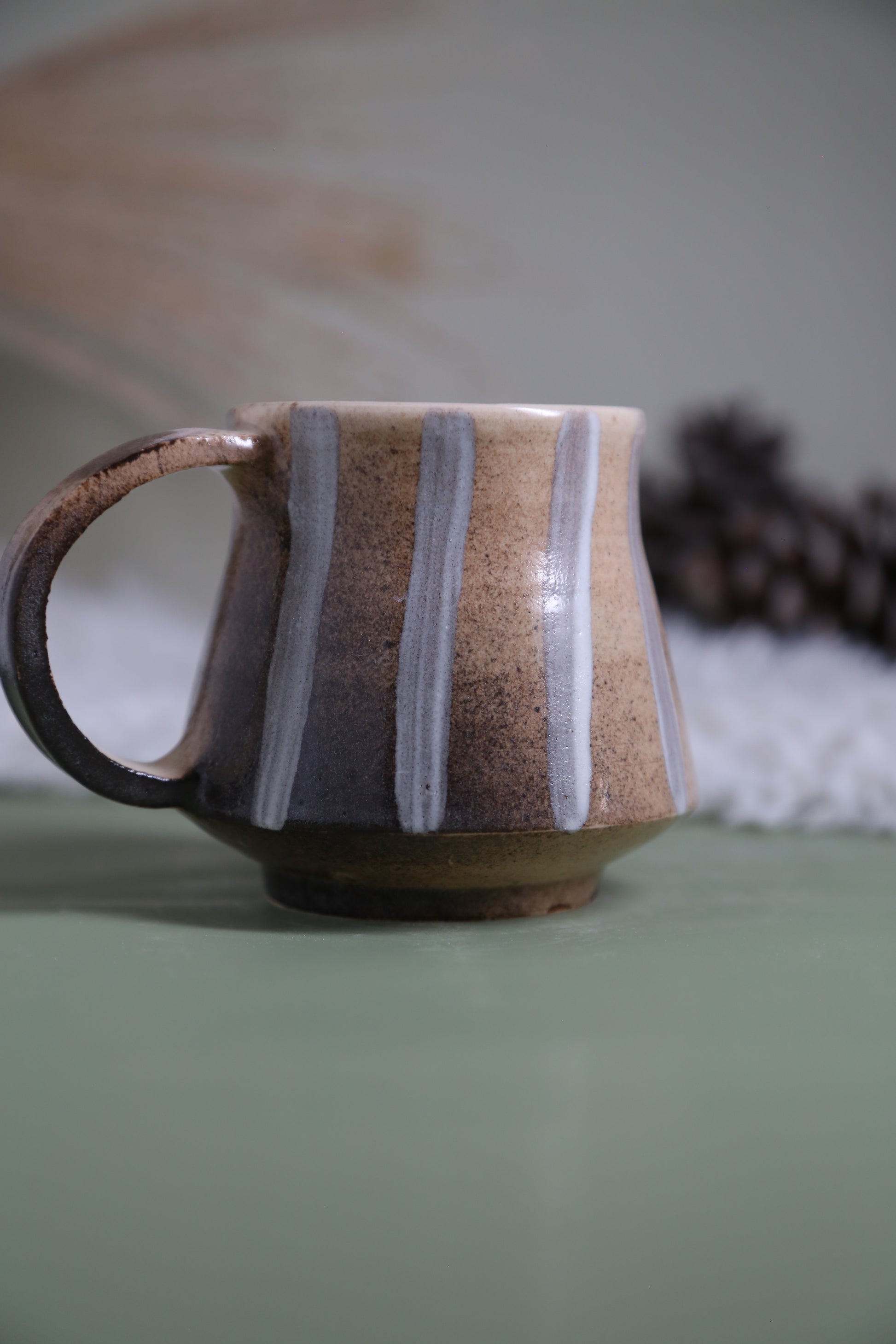 ClayEcho – Handcrafted Japanese-Style Ceramic Coffee Mug-8029