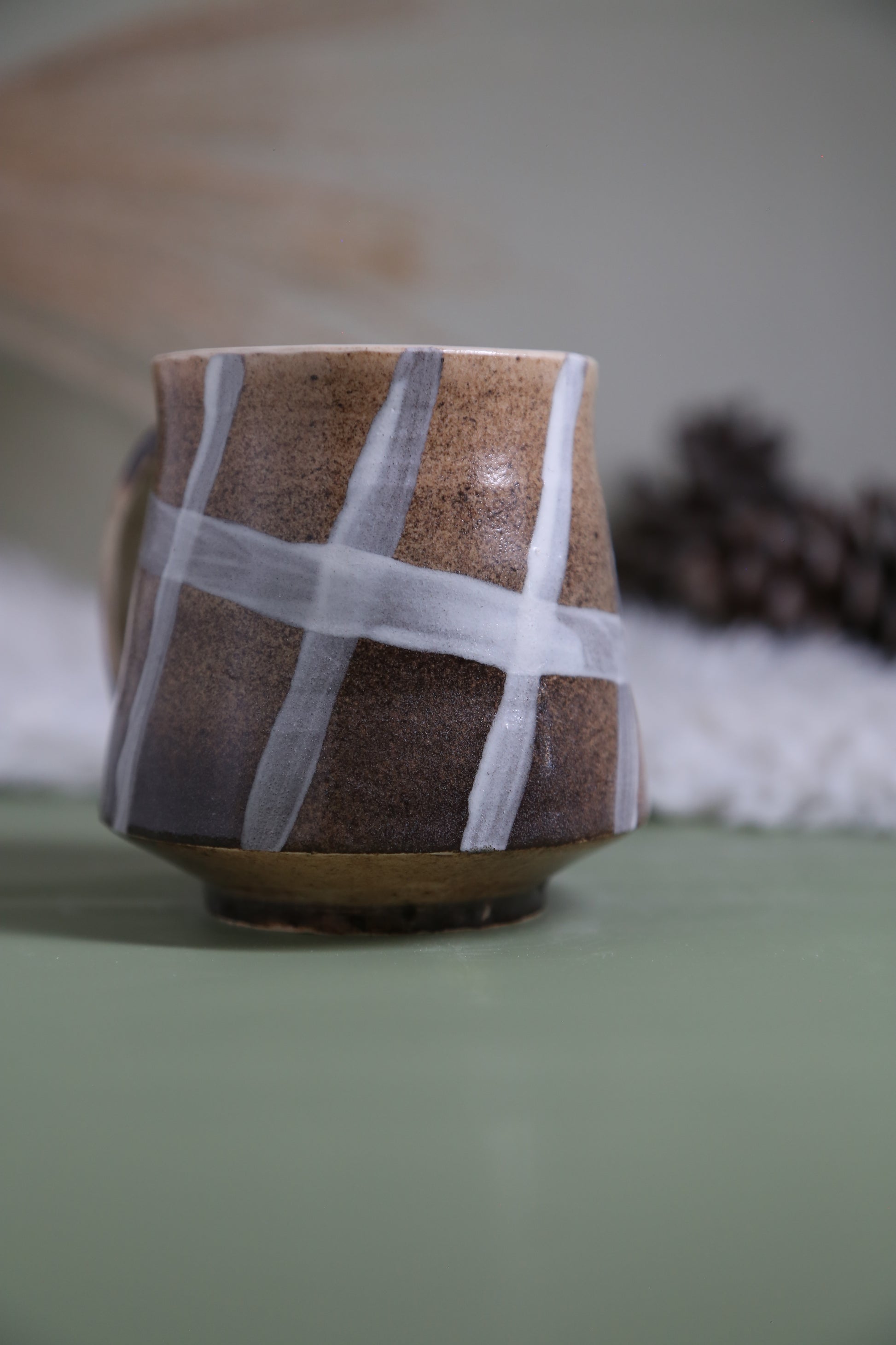 ClayEcho – Handcrafted Japanese-Style Ceramic Coffee Mug-8031