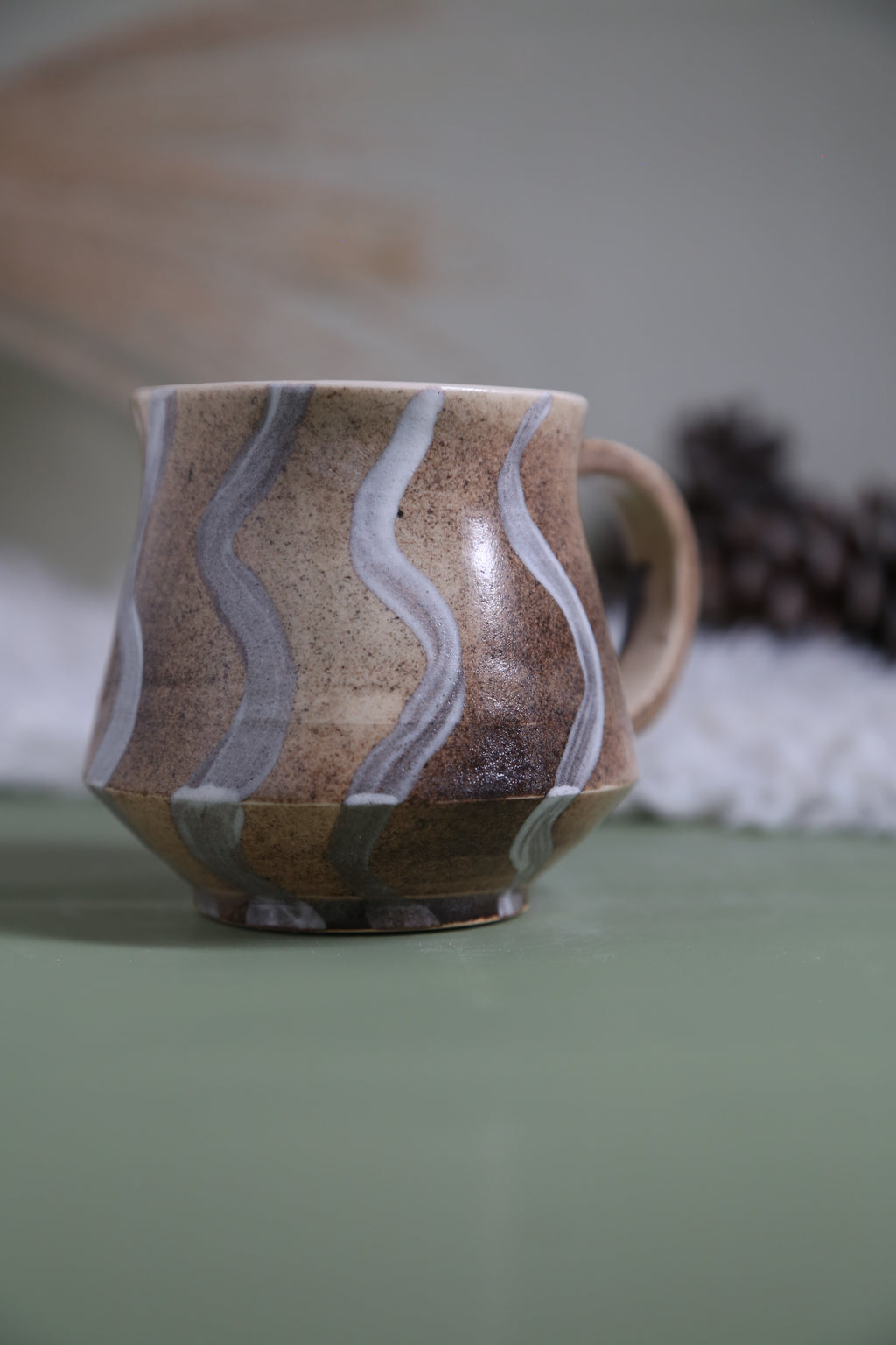 ClayEcho – Handcrafted Japanese-Style Ceramic Coffee Mug-8030