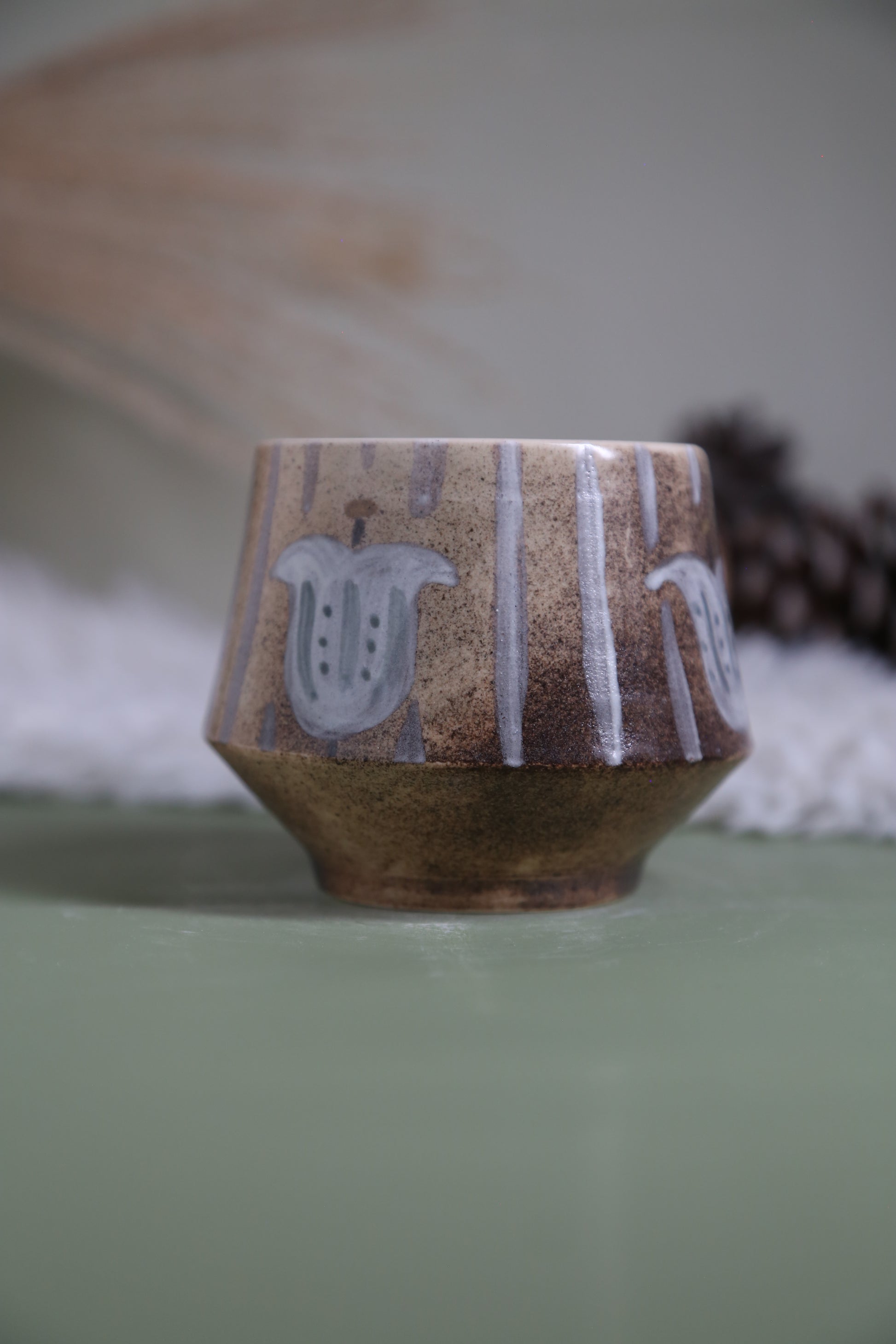 ClayEcho – Handcrafted Japanese-Style Ceramic Coffee Mug-8034