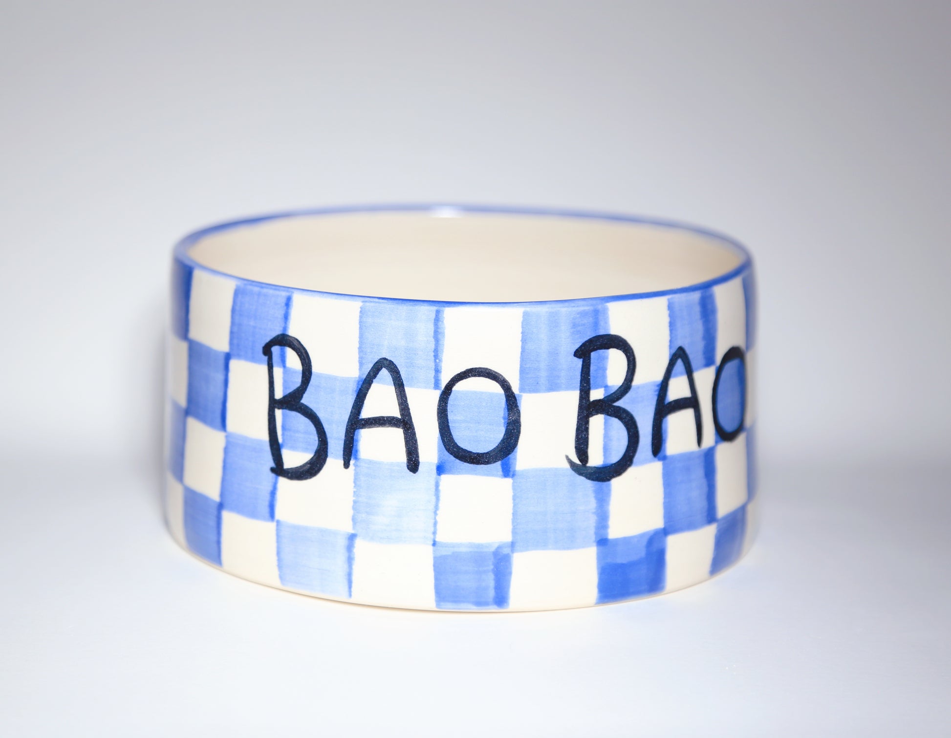 Custom Pet Portrait from photo Handmade Ceramic Bowl Gift for Dog/Cat