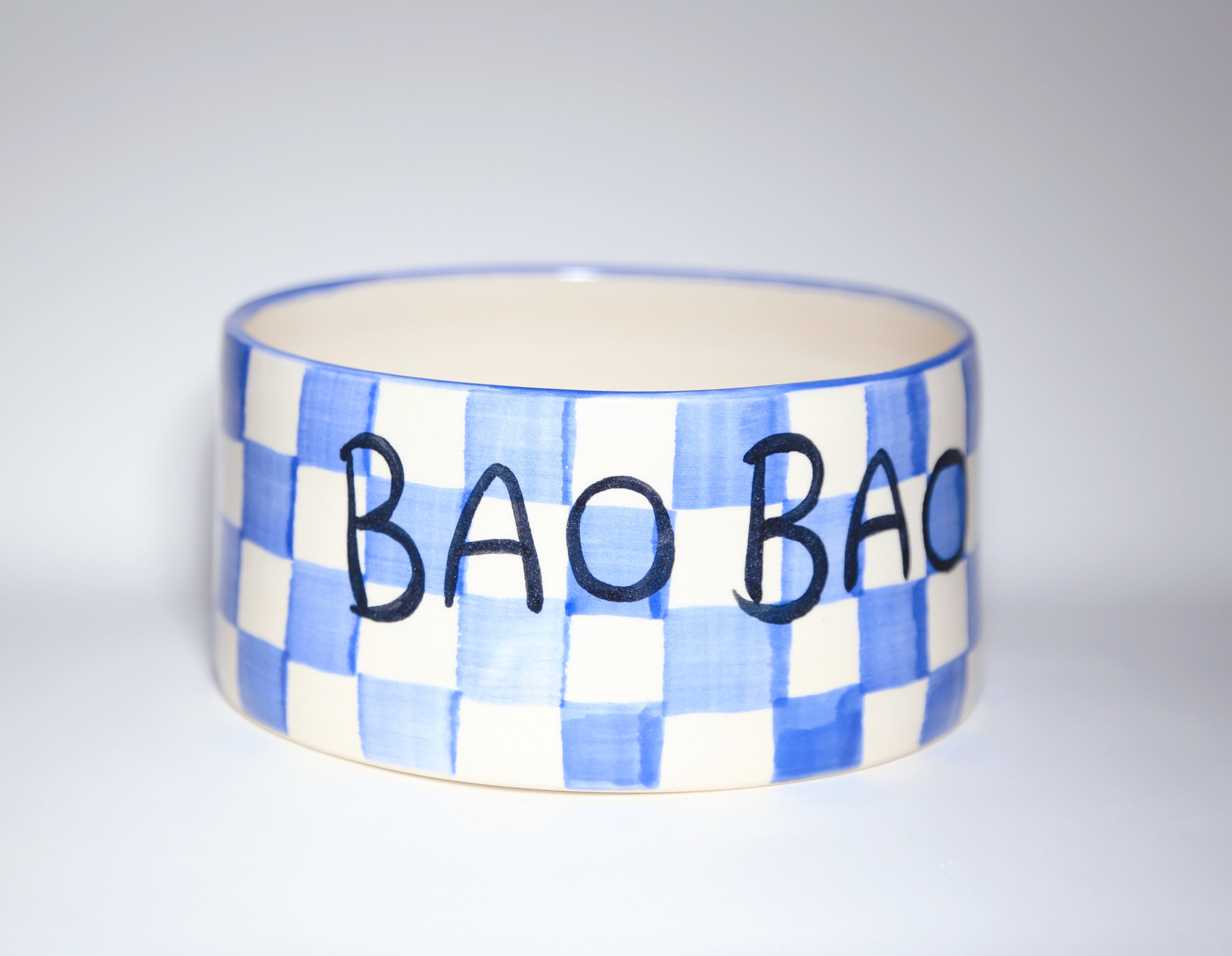 Custom Pet Portrait from photo Handmade Ceramic Bowl Gift for Dog/Cat