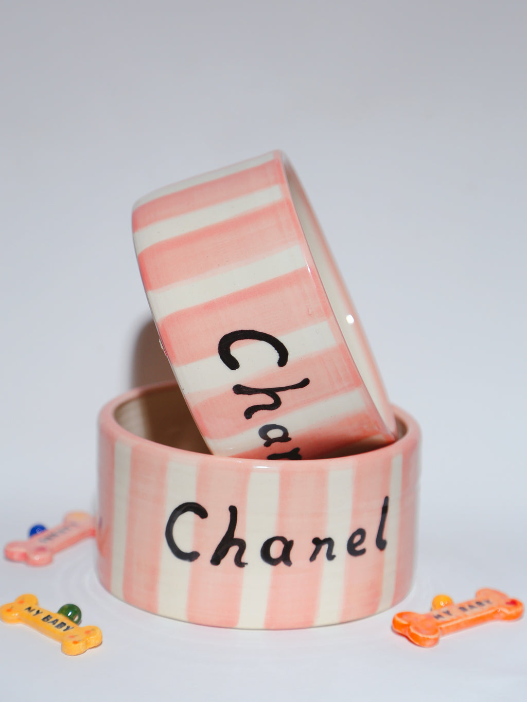 Custom Pet Portrait from photo Handmade Ceramic Bowl Gift for Dog/Cat