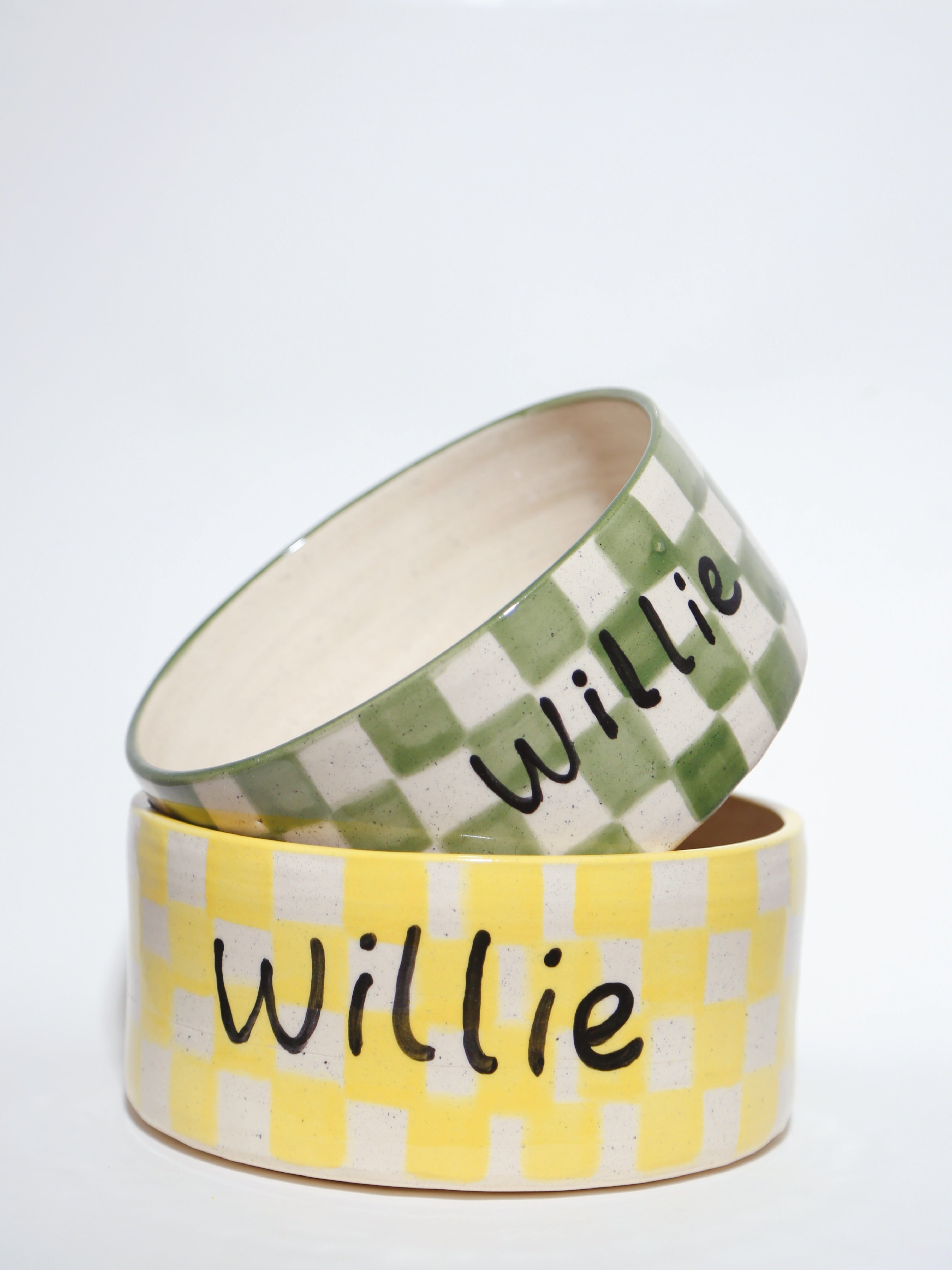 Custom Pet Portrait from photo Handmade Ceramic Bowl Gift for Dog/Cat