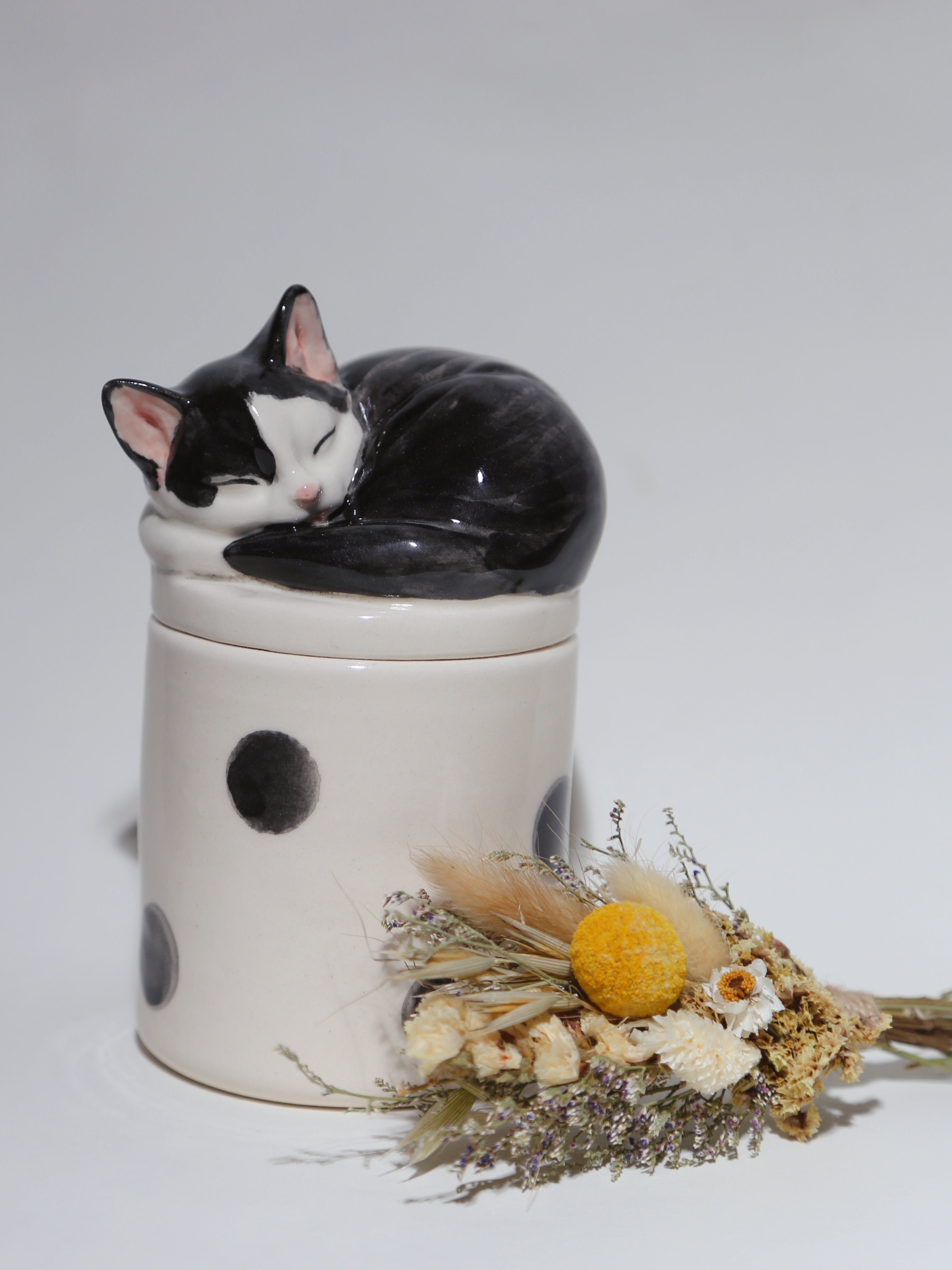 Cat Urn - Pet Handmade Urn
