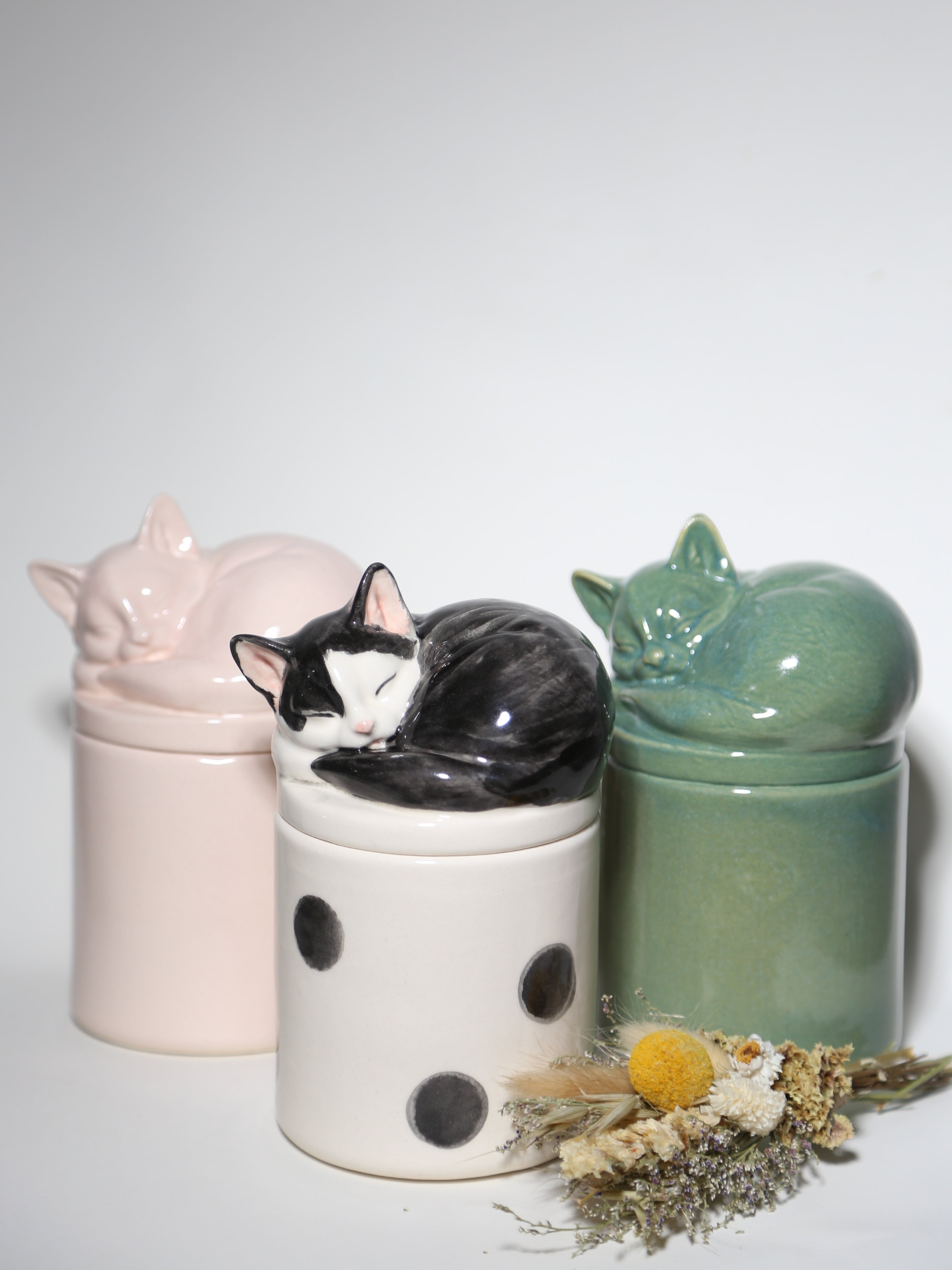 Cat Urn - Pet Handmade Urn