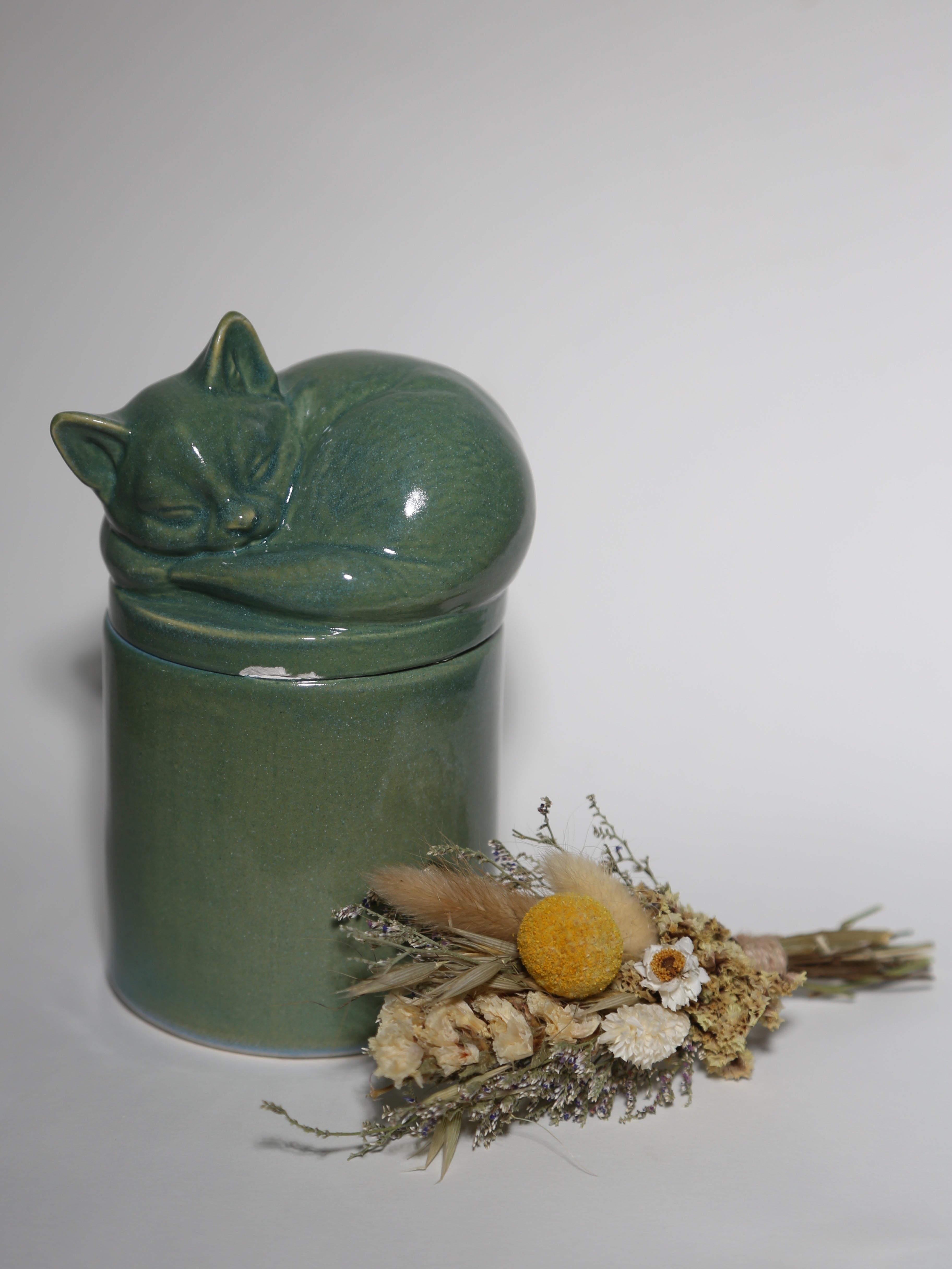 Cat Urn - Pet Handmade Urn